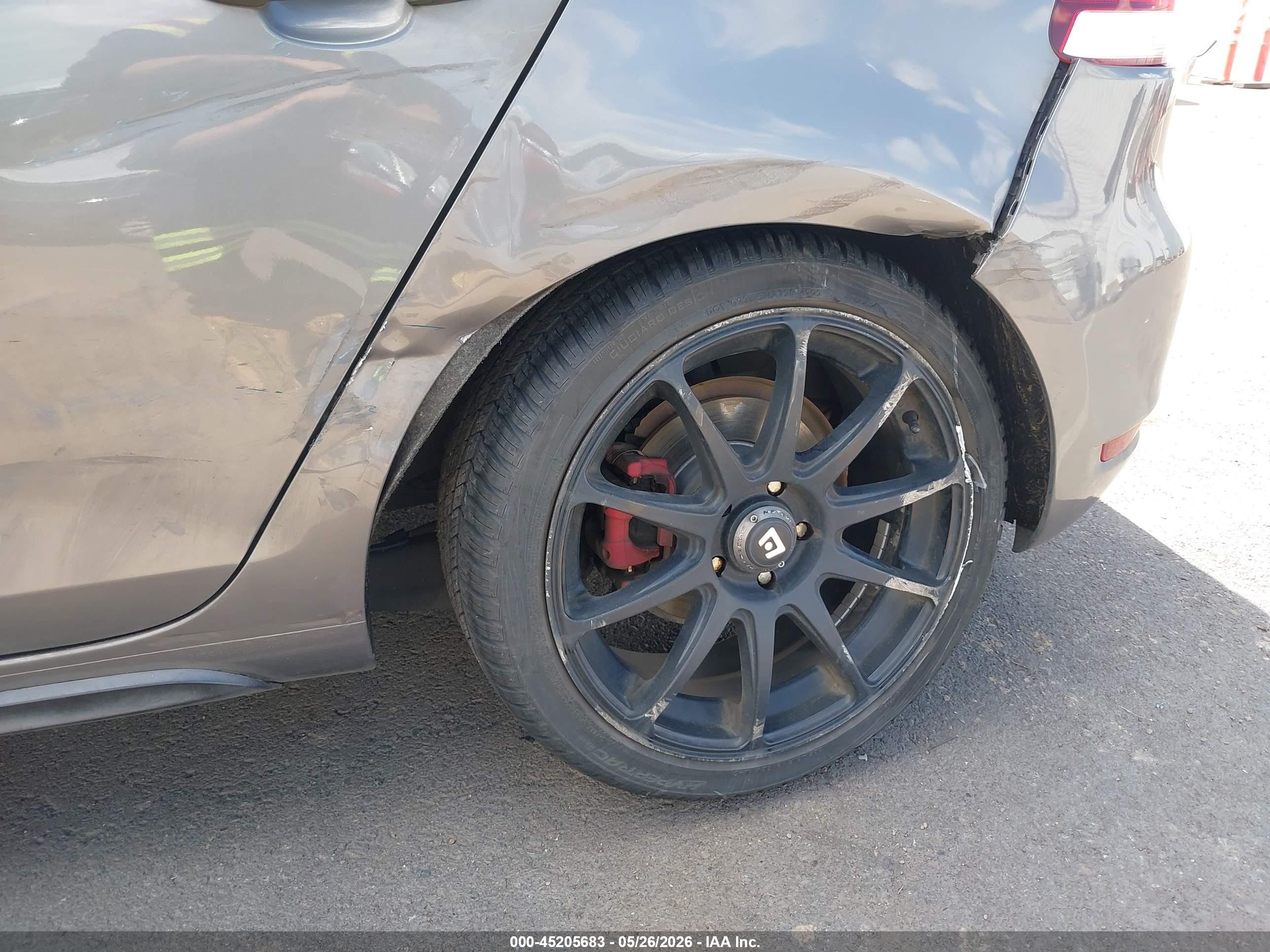 2012 Volkswagen Gti 4-door Gray vin: WVWGD7AJ0CW006935