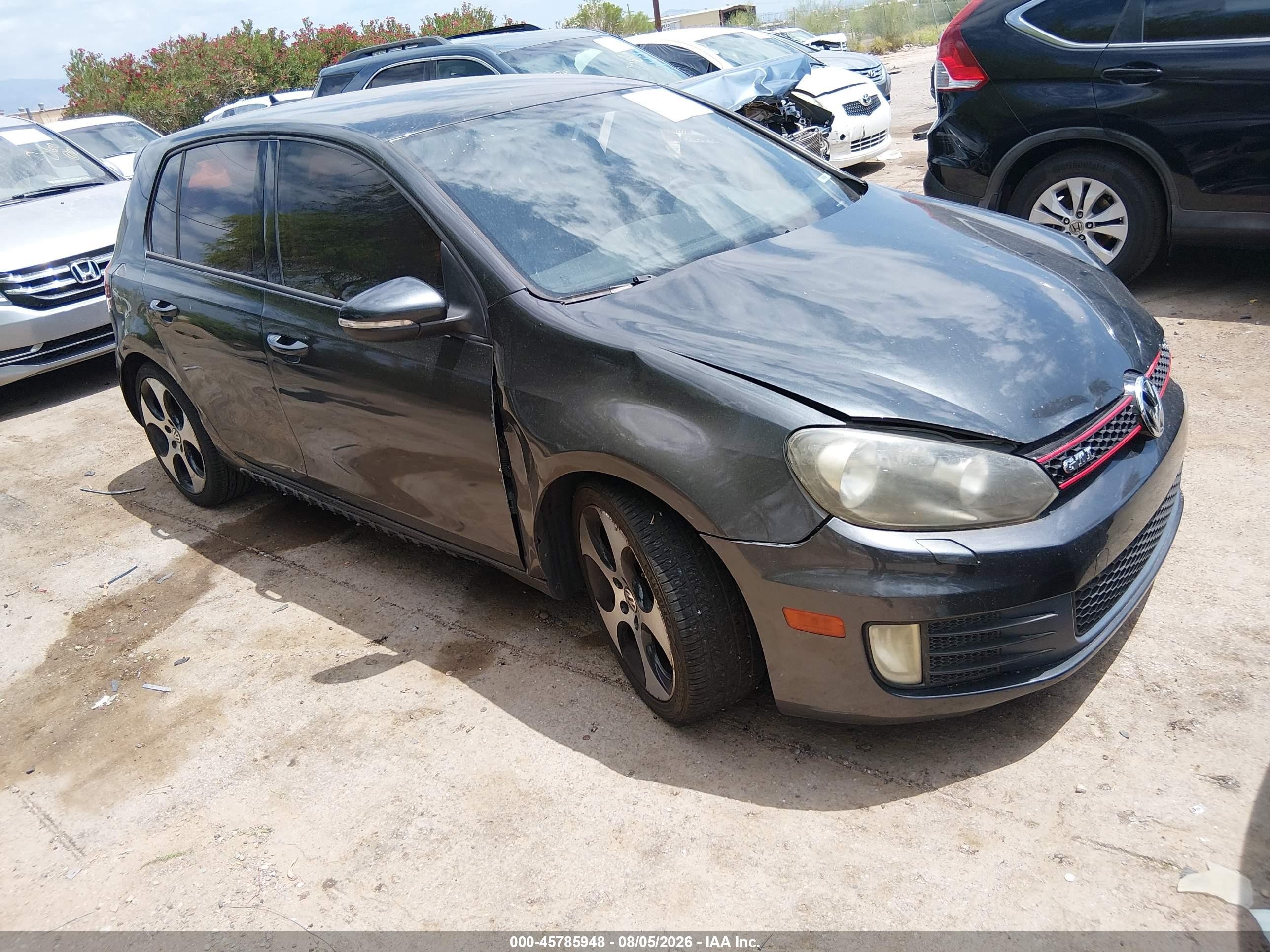 2011 Volkswagen Gti 4-door Black vin: WVWGD7AJ1BW113636