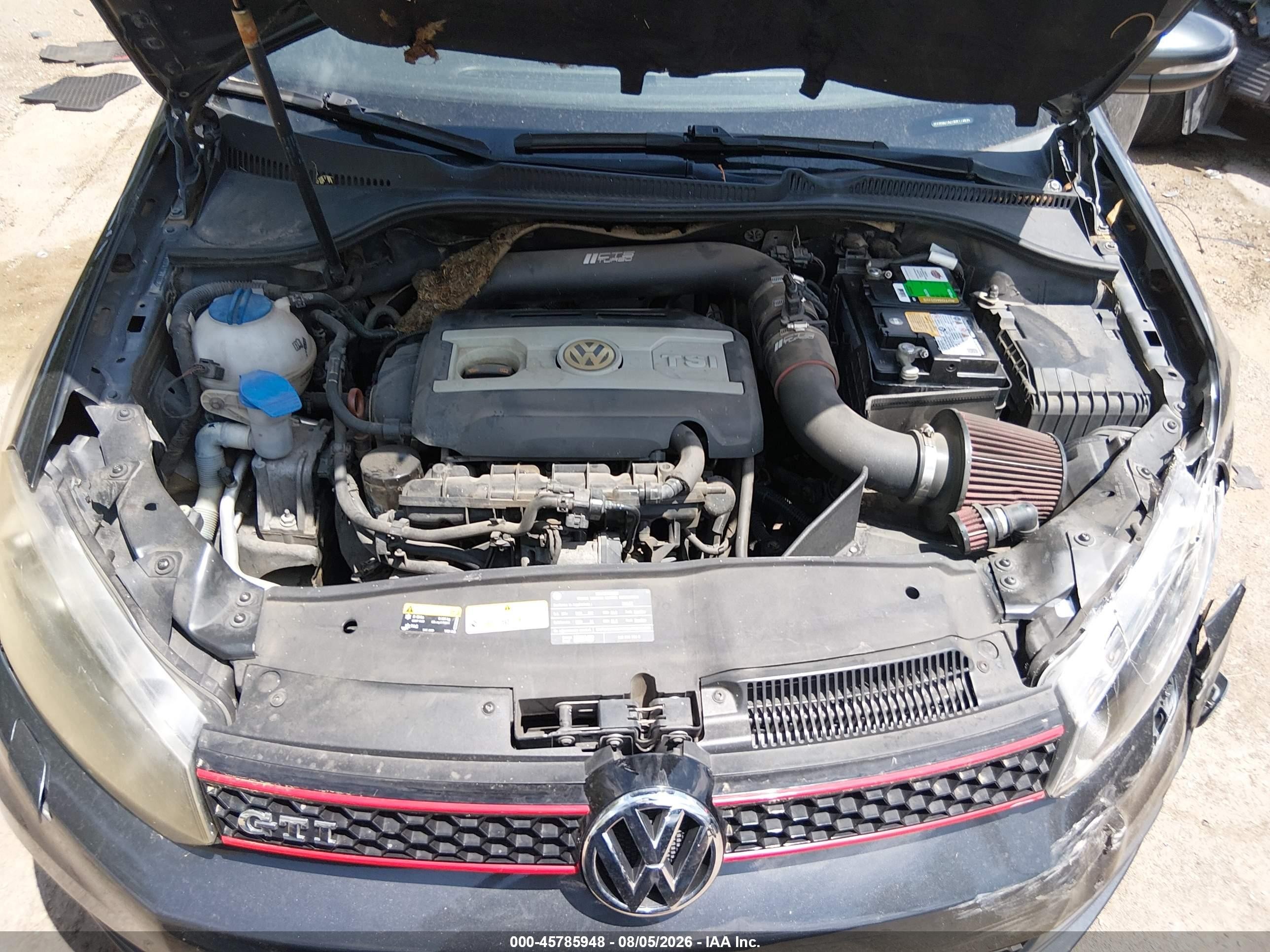 2011 Volkswagen Gti 4-door Black vin: WVWGD7AJ1BW113636