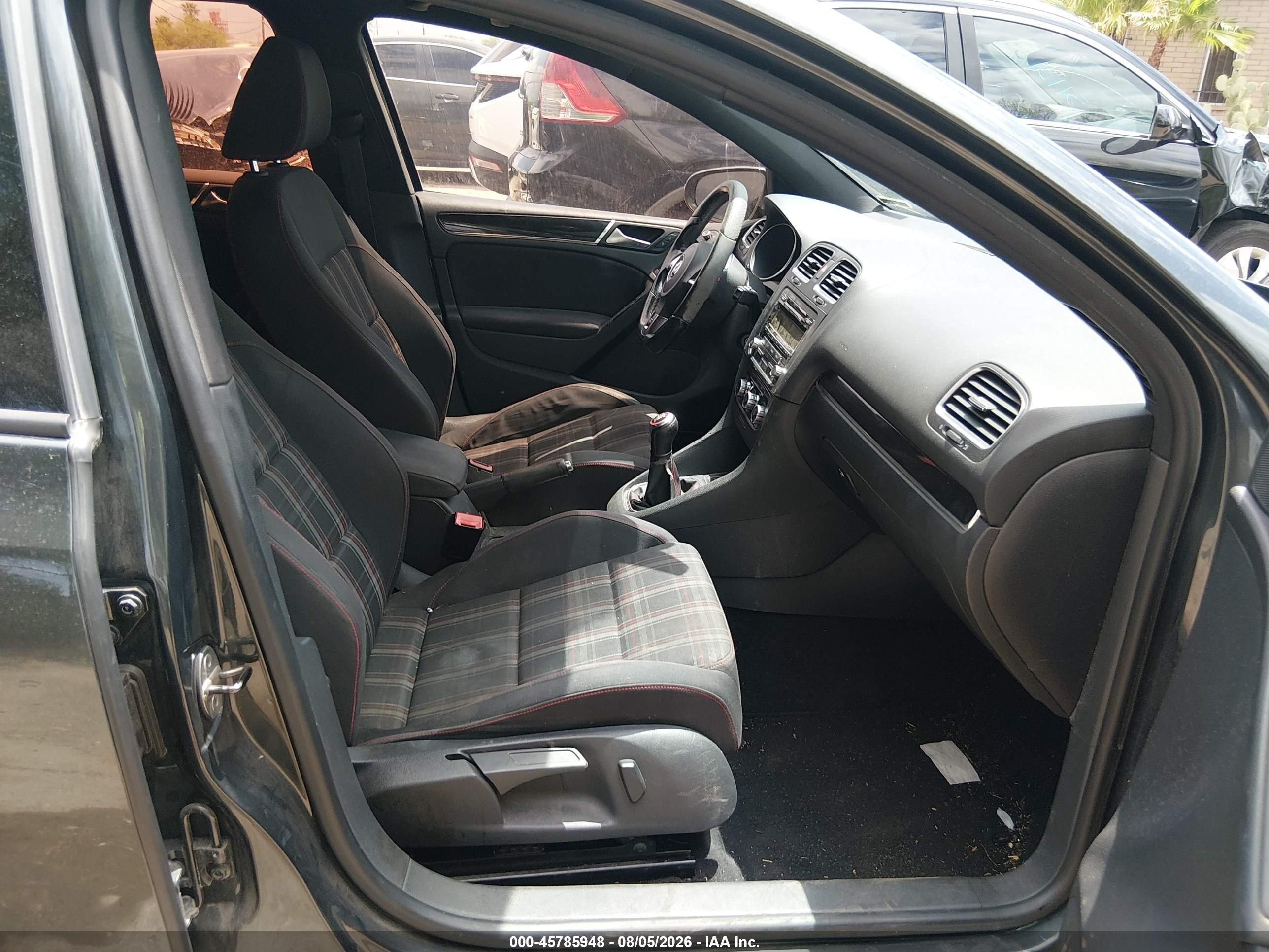 2011 Volkswagen Gti 4-door Black vin: WVWGD7AJ1BW113636