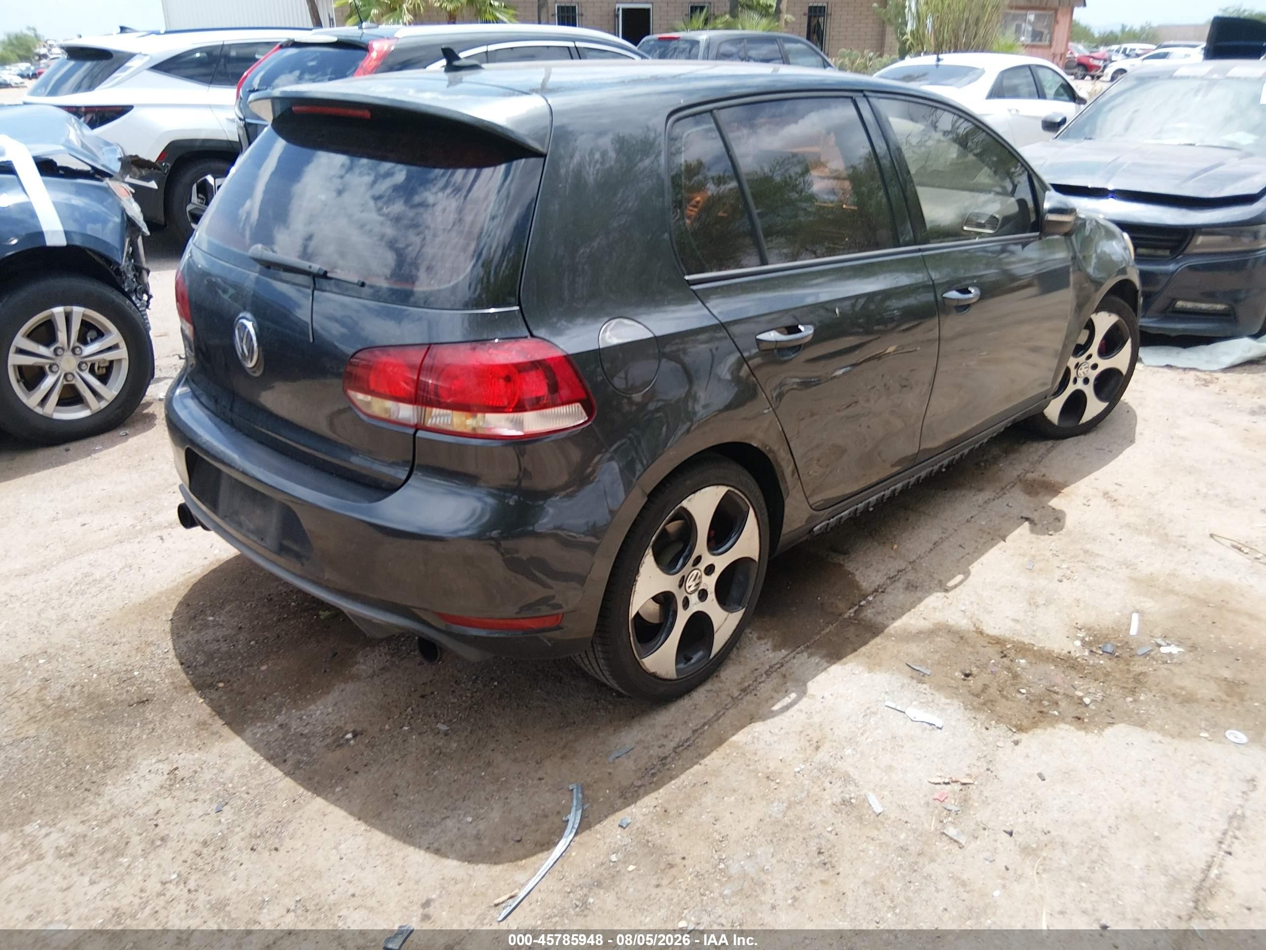 2011 Volkswagen Gti 4-door Black vin: WVWGD7AJ1BW113636