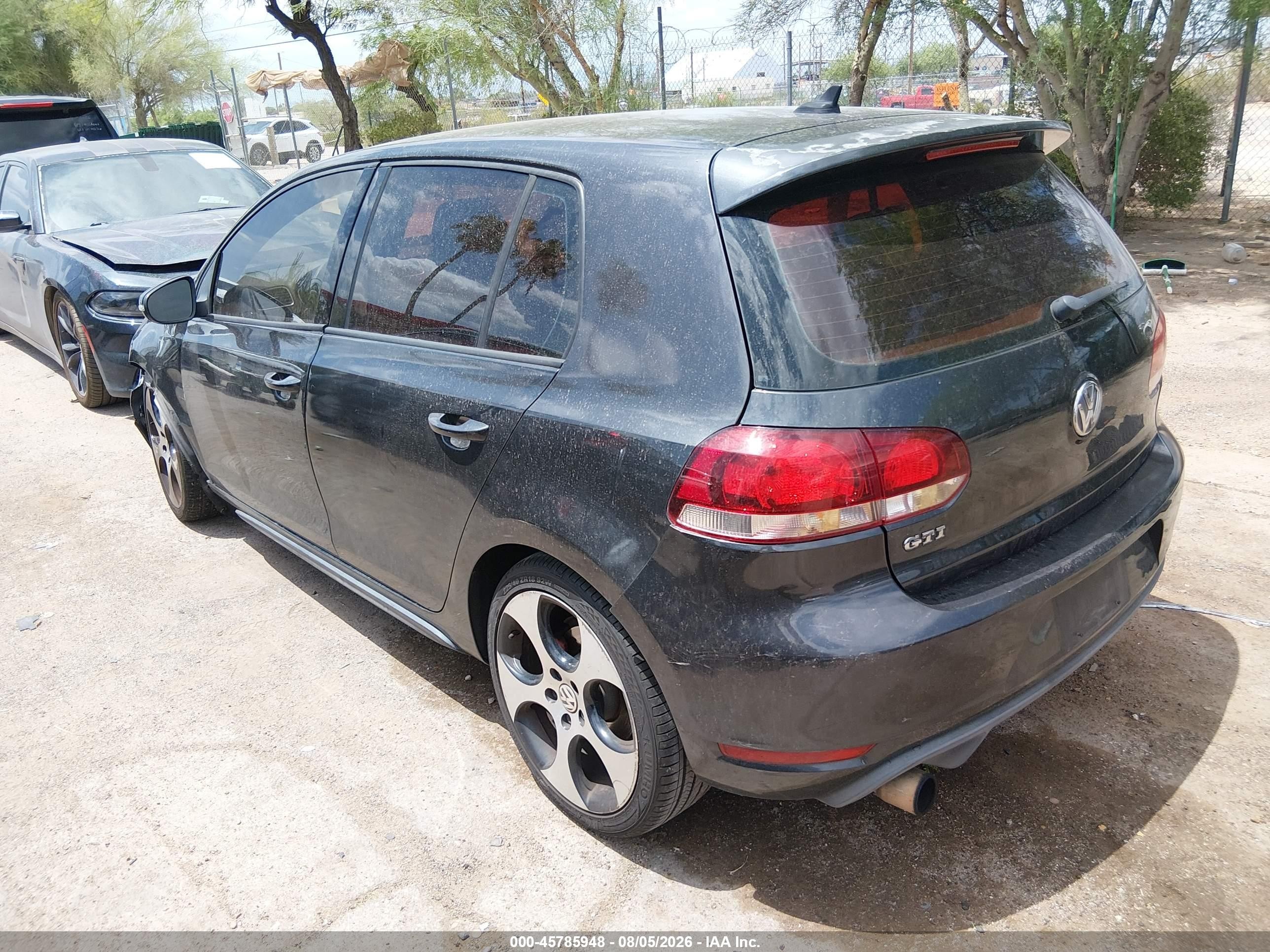 2011 Volkswagen Gti 4-door Black vin: WVWGD7AJ1BW113636