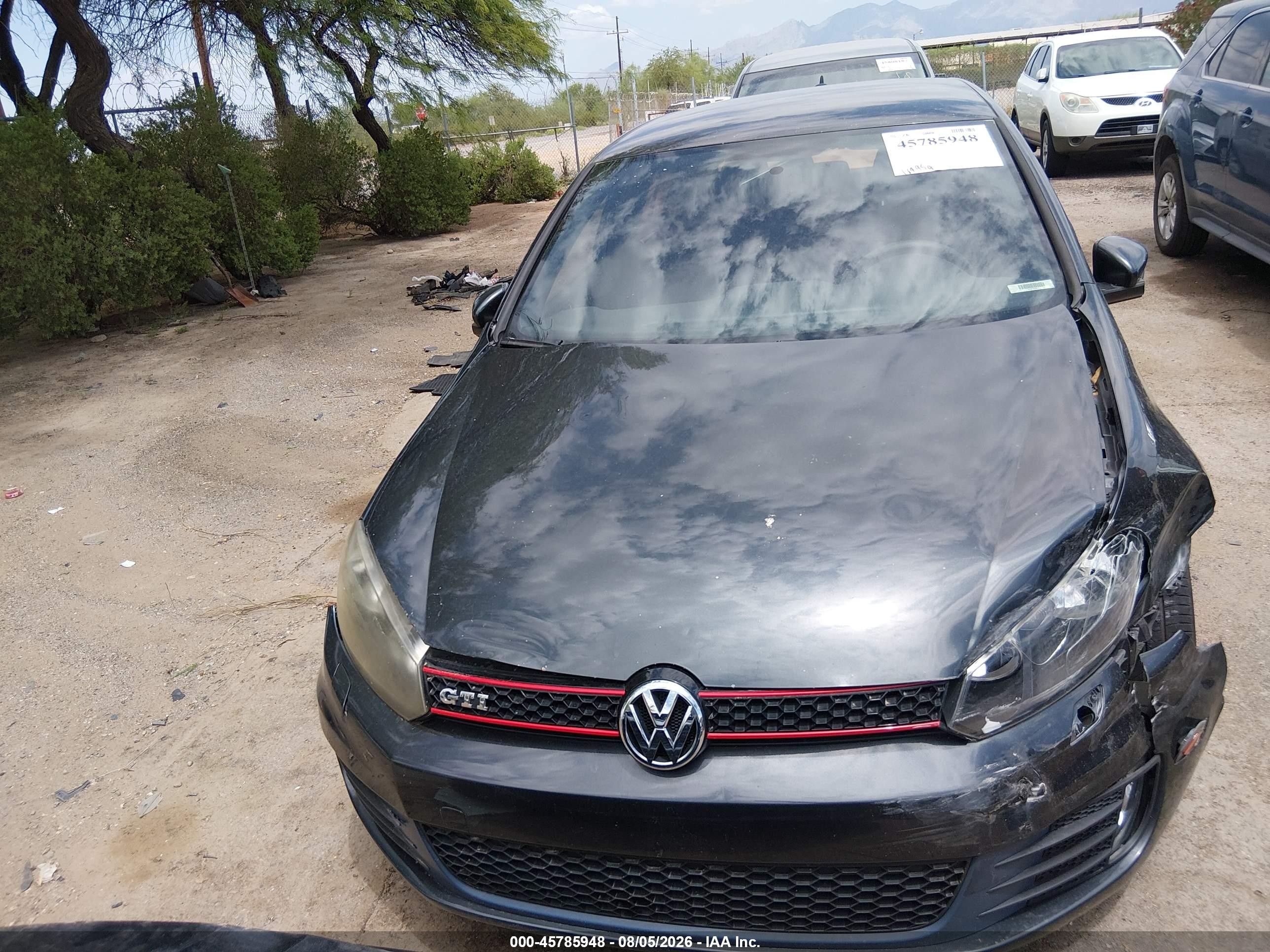 2011 Volkswagen Gti 4-door Black vin: WVWGD7AJ1BW113636