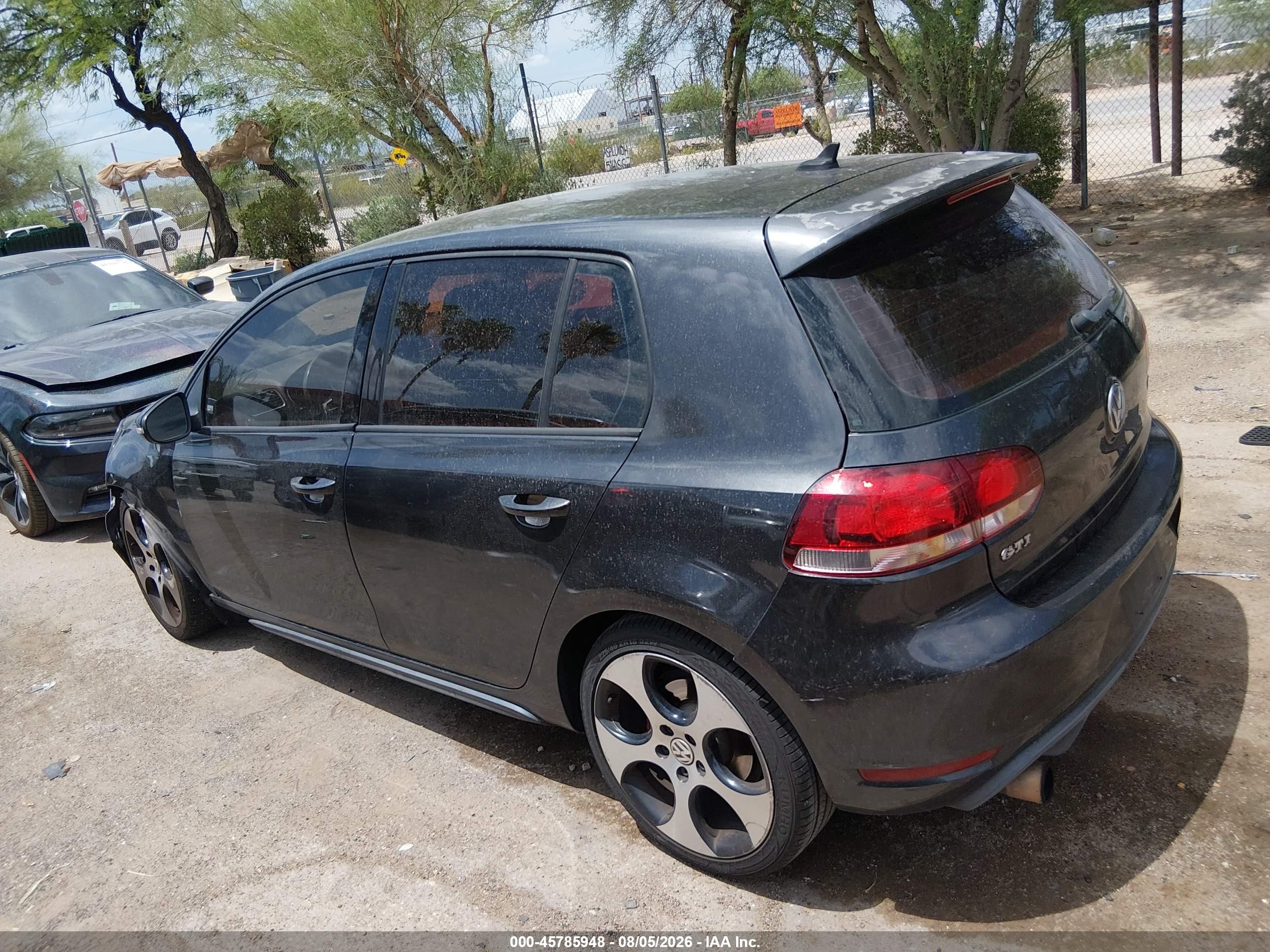 2011 Volkswagen Gti 4-door Black vin: WVWGD7AJ1BW113636