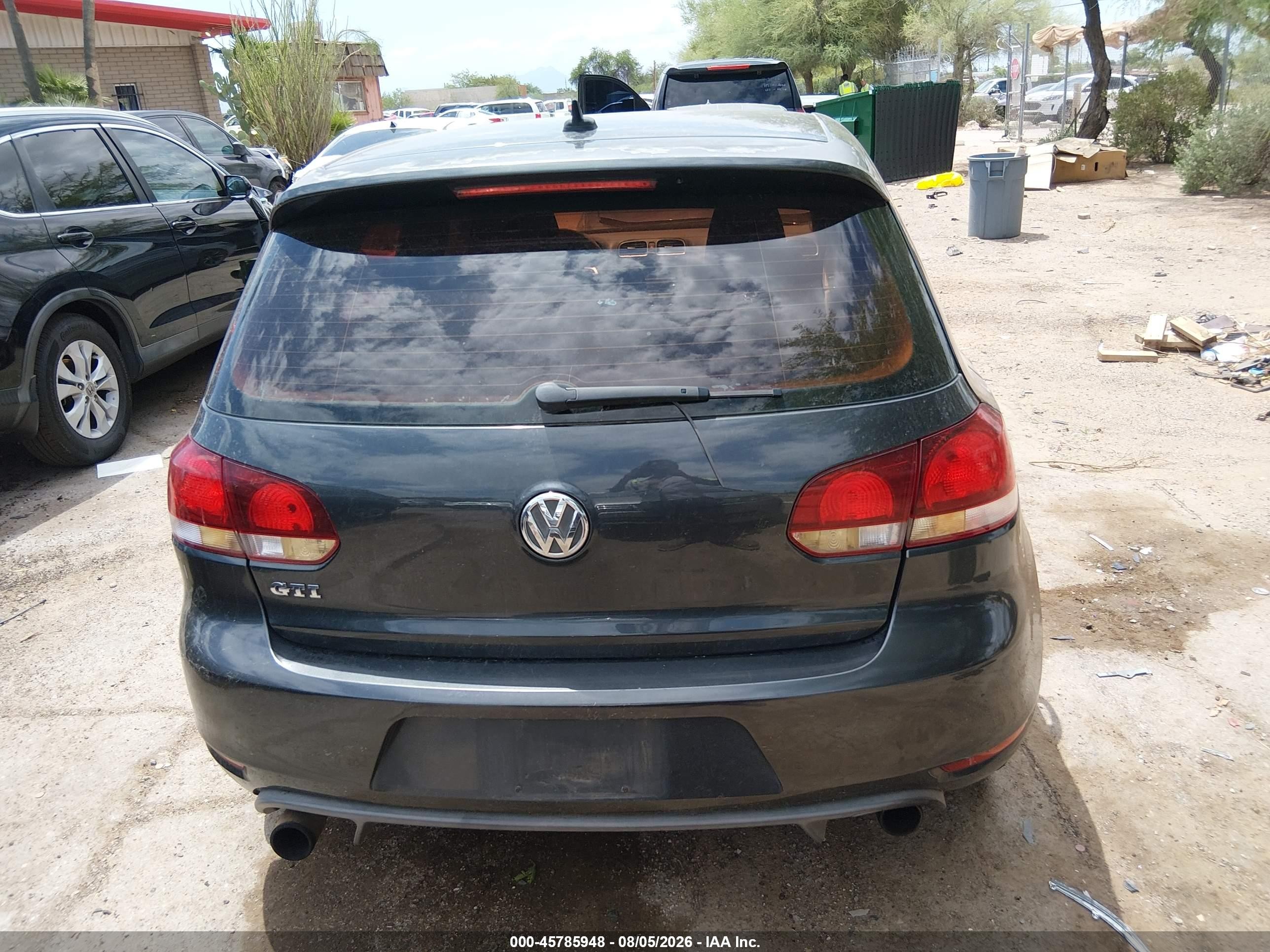 2011 Volkswagen Gti 4-door Black vin: WVWGD7AJ1BW113636
