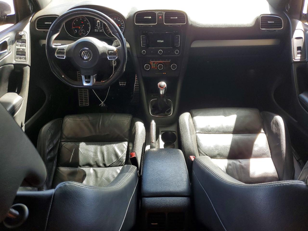 2012 Volkswagen Gti Black vin: WVWGD7AJ1CW077769