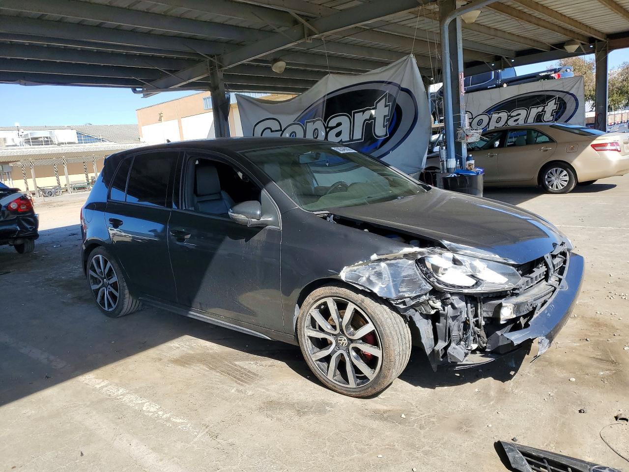 2012 Volkswagen Gti Black vin: WVWGD7AJ1CW077769