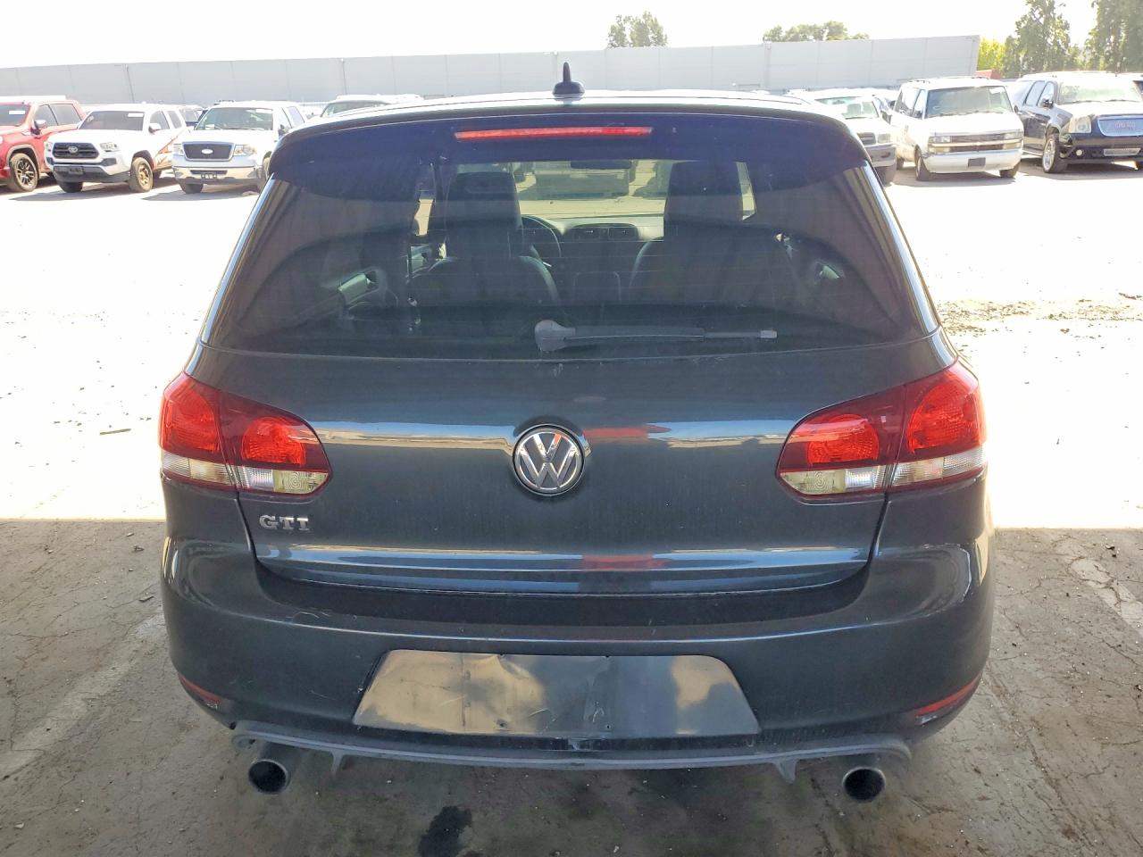 2012 Volkswagen Gti Black vin: WVWGD7AJ1CW077769