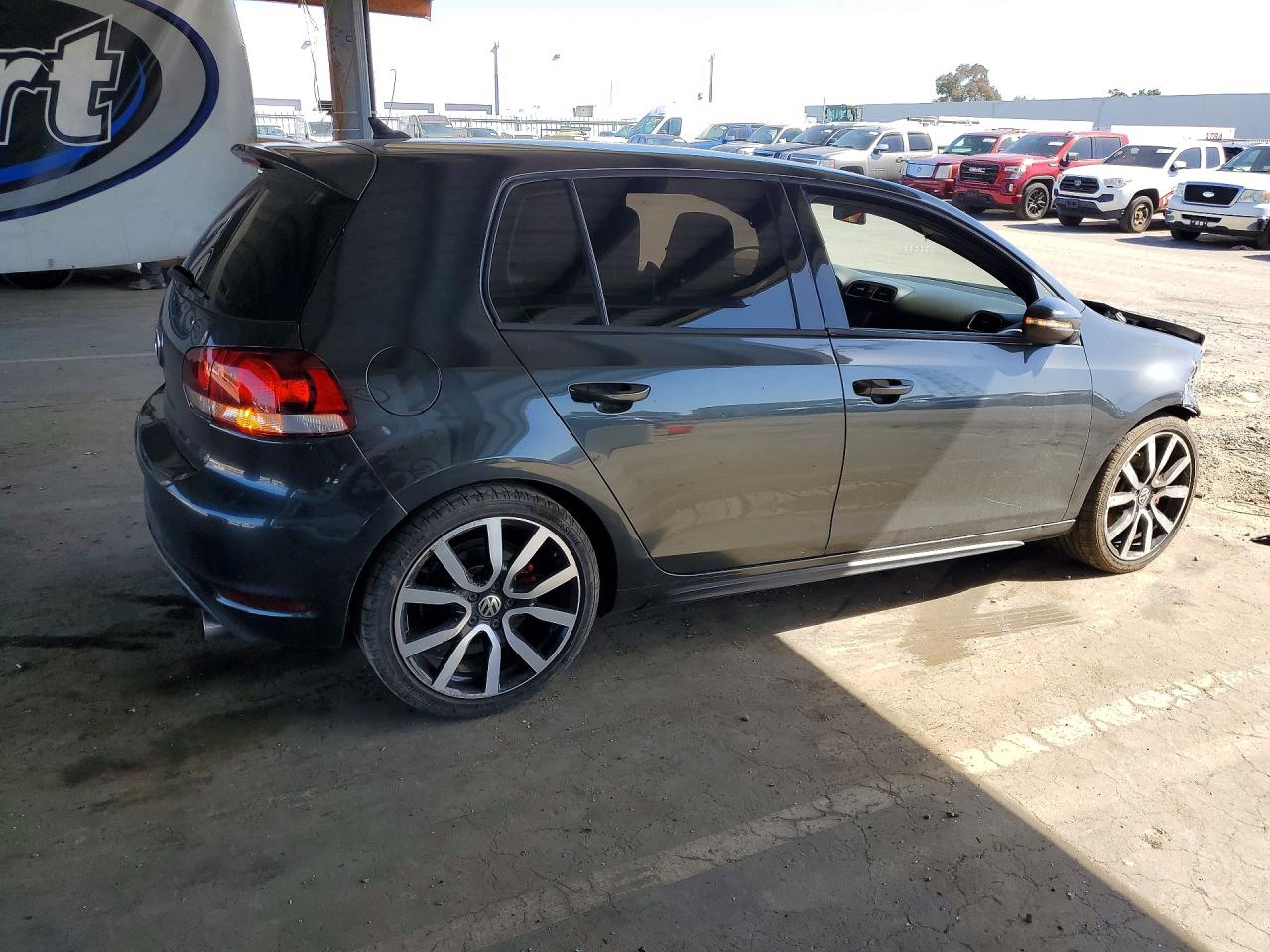 2012 Volkswagen Gti Black vin: WVWGD7AJ1CW077769