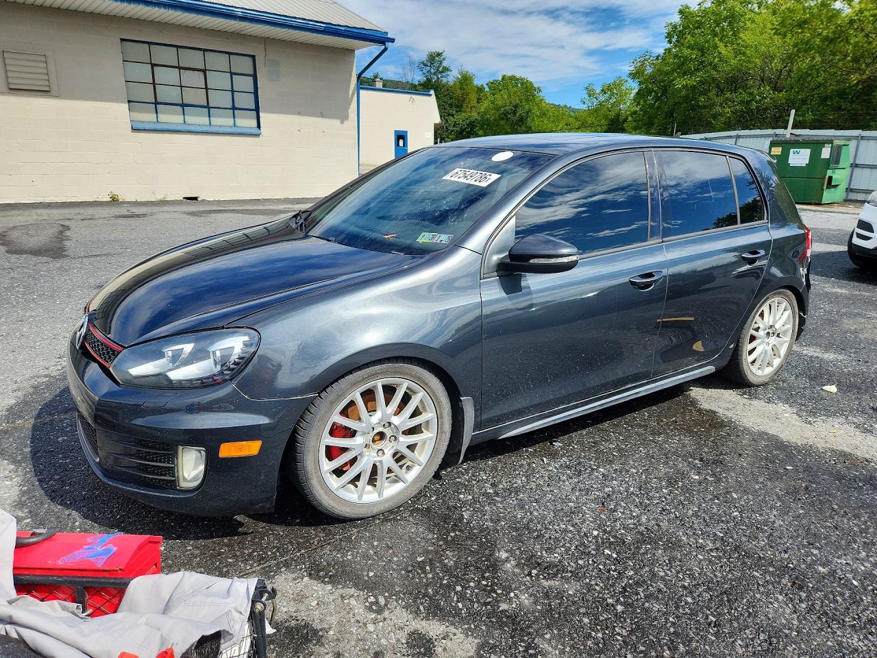 2013 Volkswagen Gti Gray vin: WVWGD7AJ1DW138636