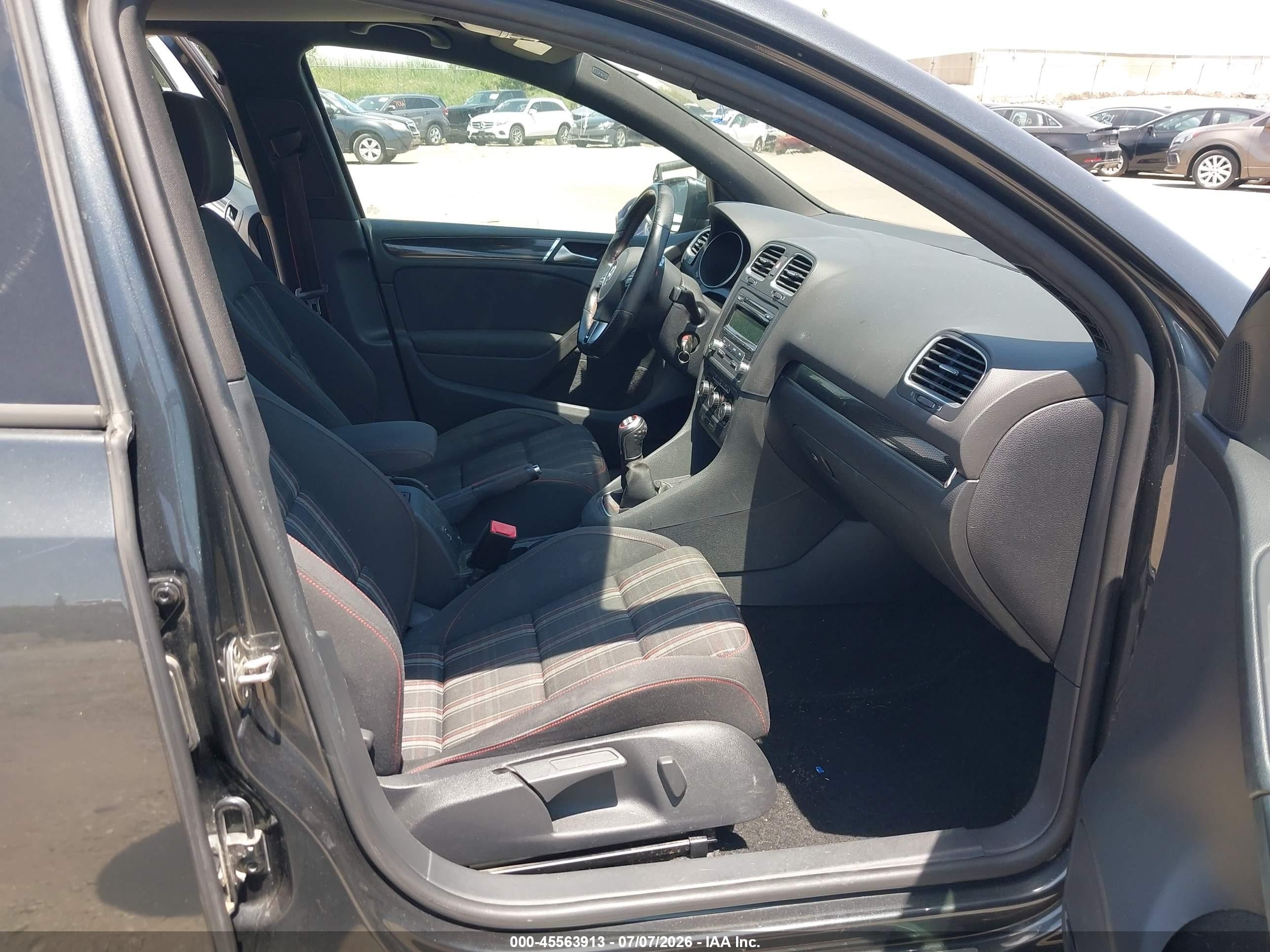 2014 Volkswagen Gti Wolfsburg Edition Gray vin: WVWGD7AJ1EW000130