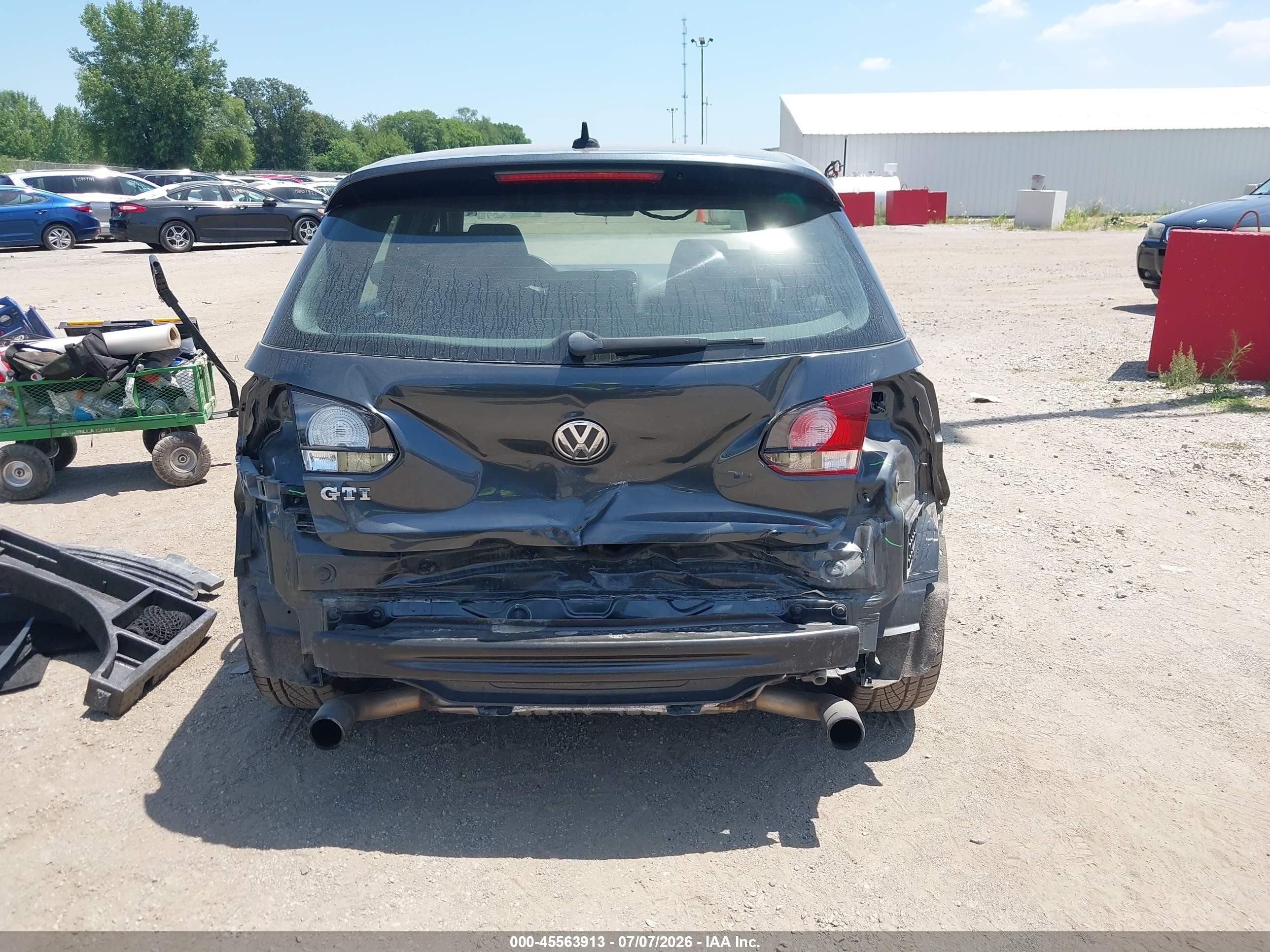 2014 Volkswagen Gti Wolfsburg Edition Gray vin: WVWGD7AJ1EW000130