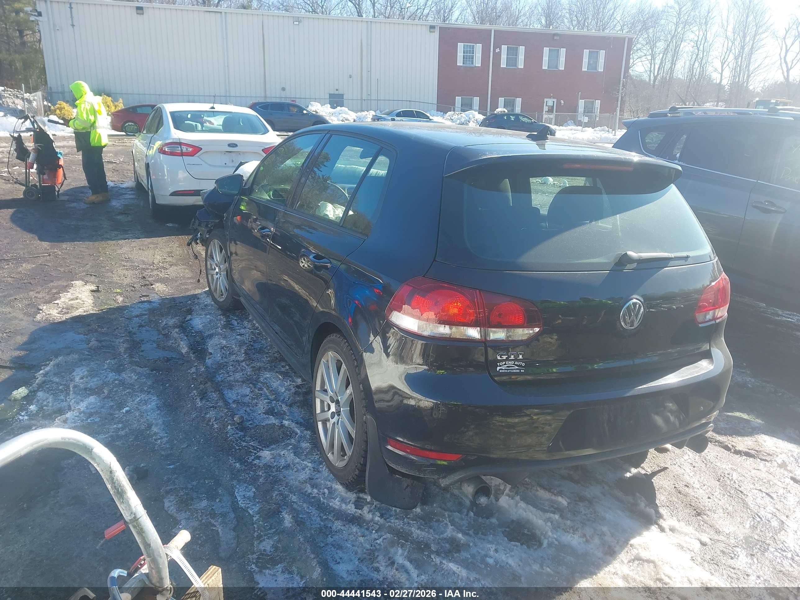 2014 Volkswagen Gti Wolfsburg Edition Black vin: WVWGD7AJ1EW010544