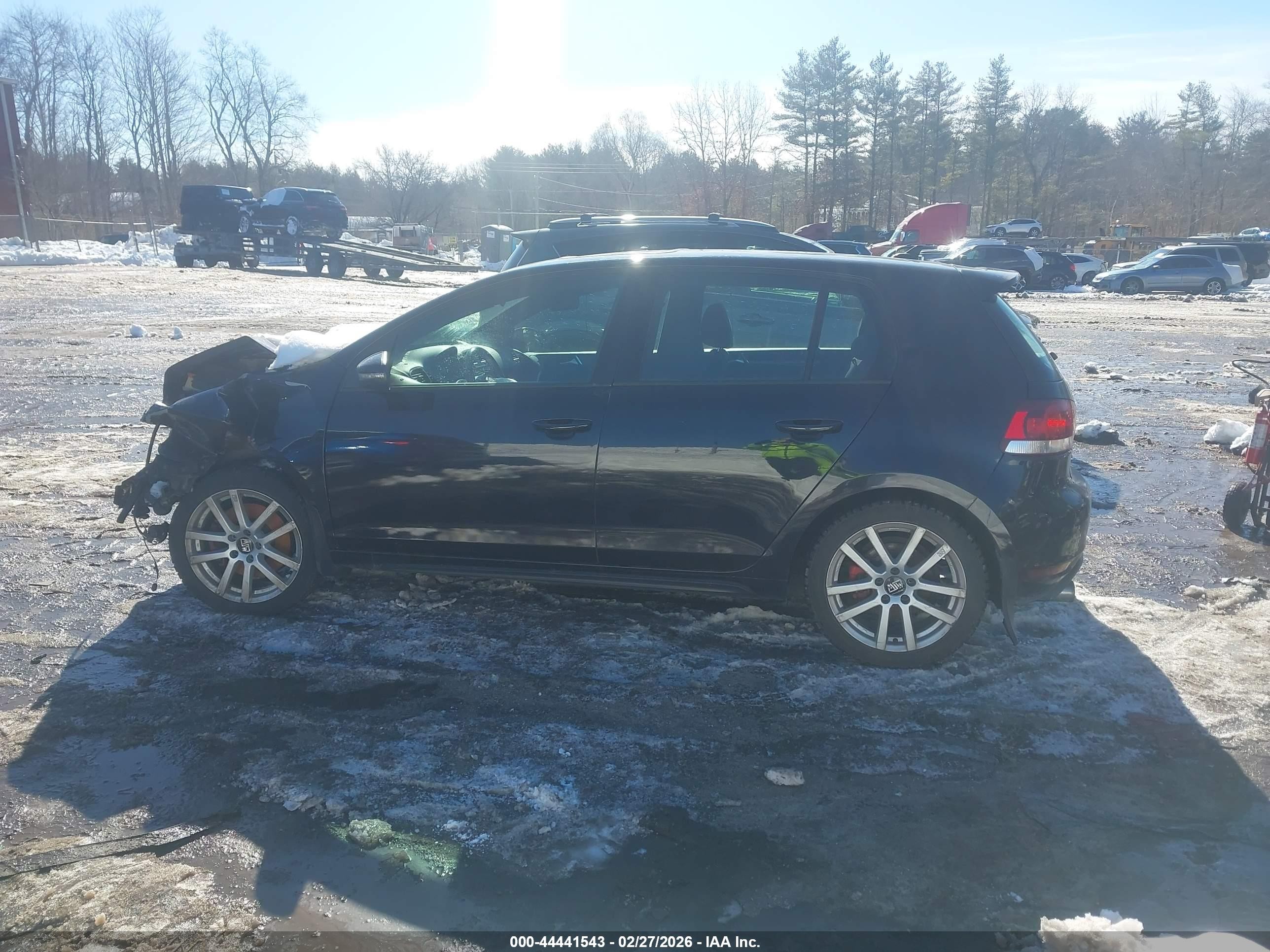 2014 Volkswagen Gti Wolfsburg Edition Black vin: WVWGD7AJ1EW010544