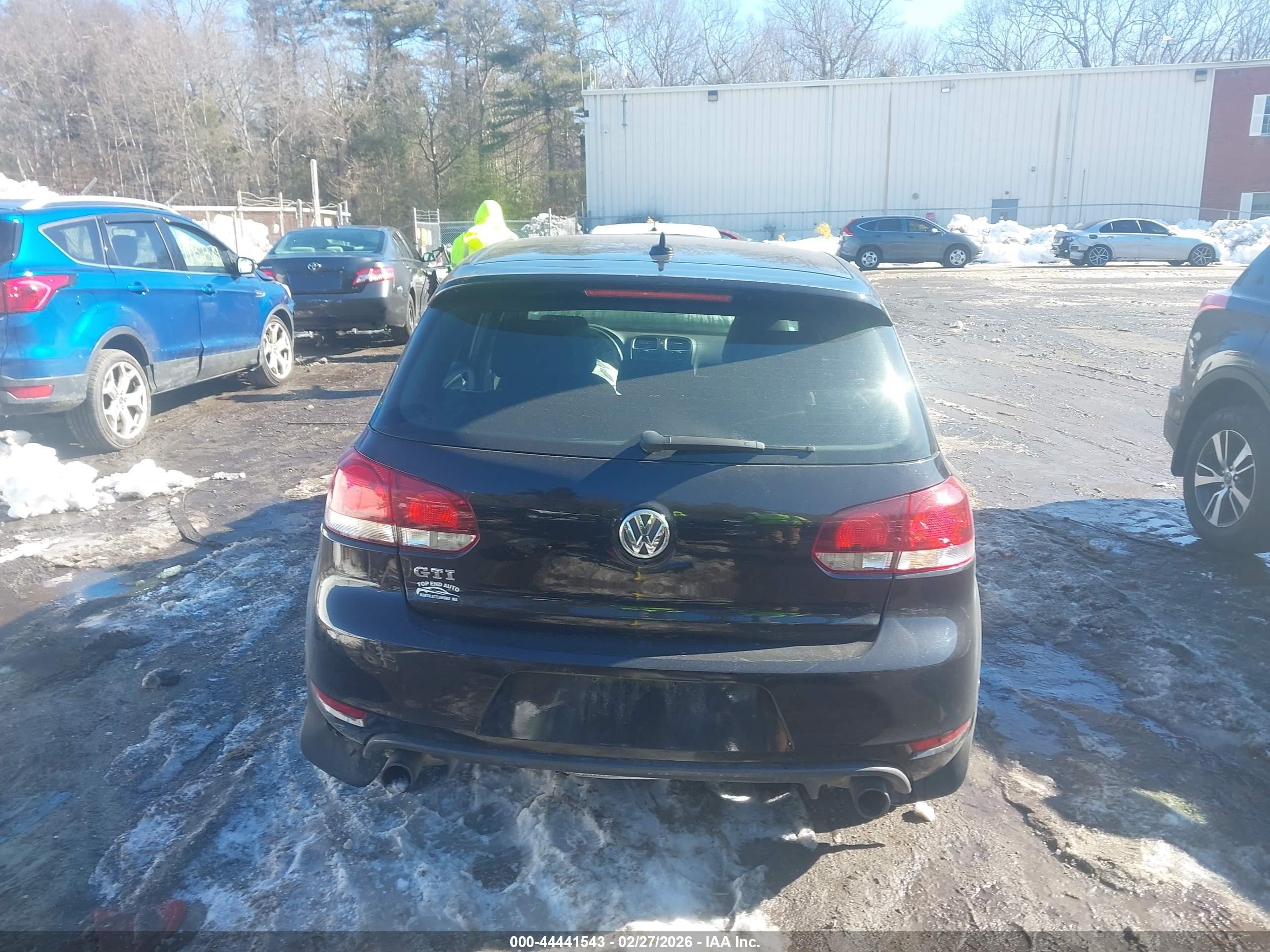 2014 Volkswagen Gti Wolfsburg Edition Black vin: WVWGD7AJ1EW010544