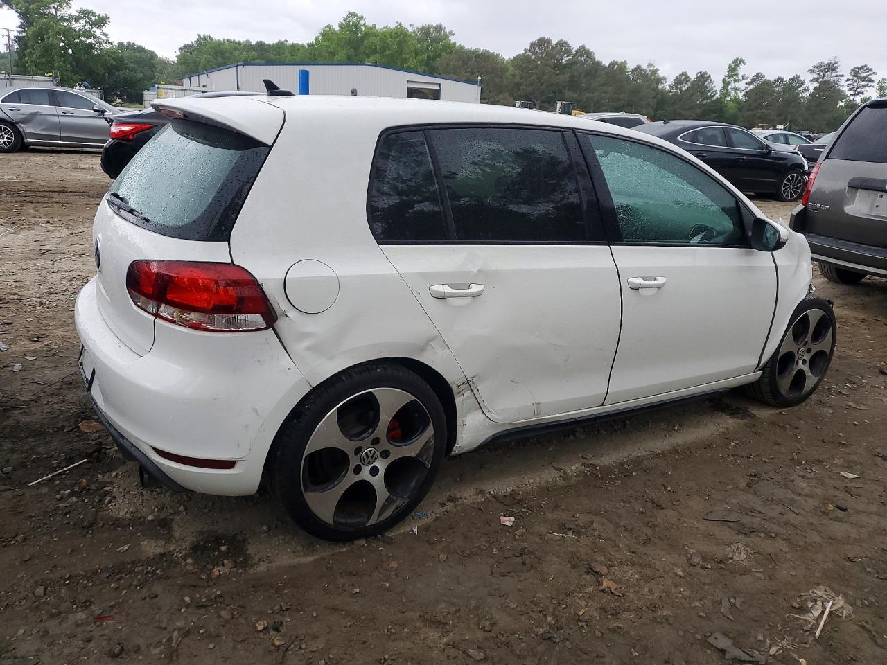 2011 Volkswagen Gti Белый vin: WVWGD7AJ2BW288994