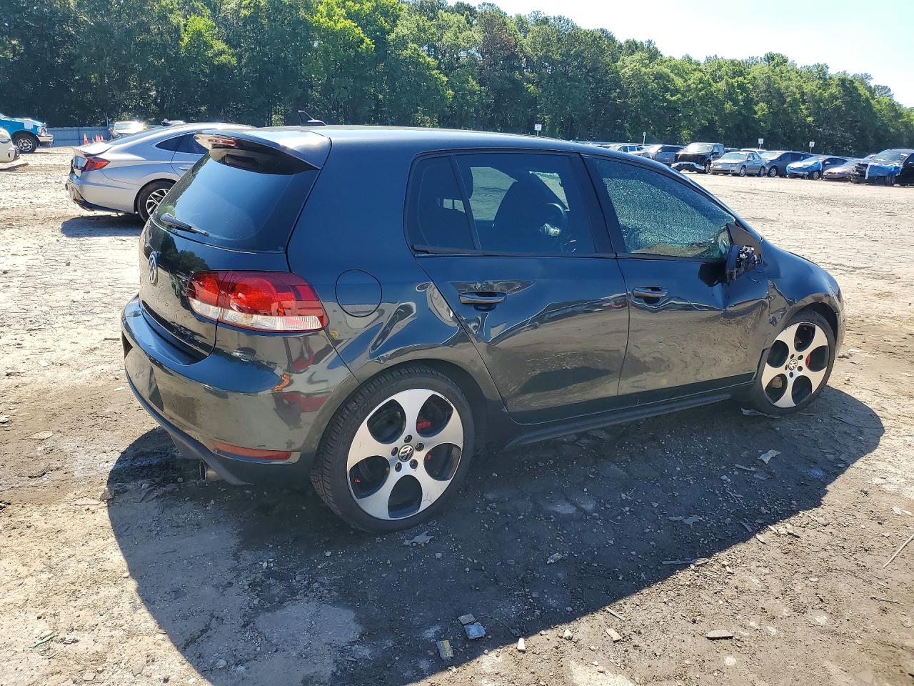 2012 Volkswagen Gti Gray vin: WVWGD7AJ2CW286826