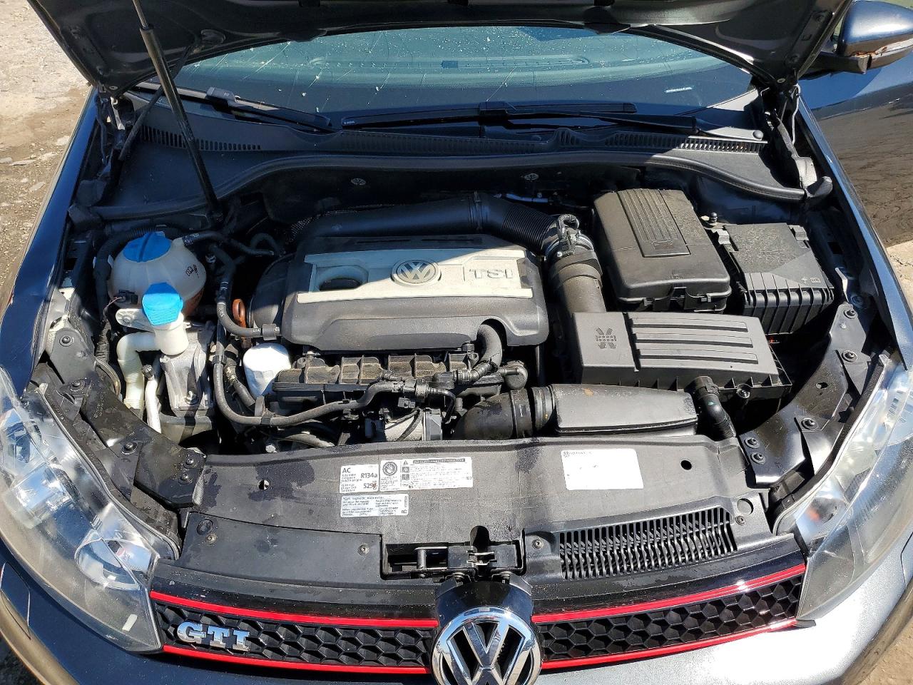 2012 Volkswagen Gti Gray vin: WVWGD7AJ2CW286826