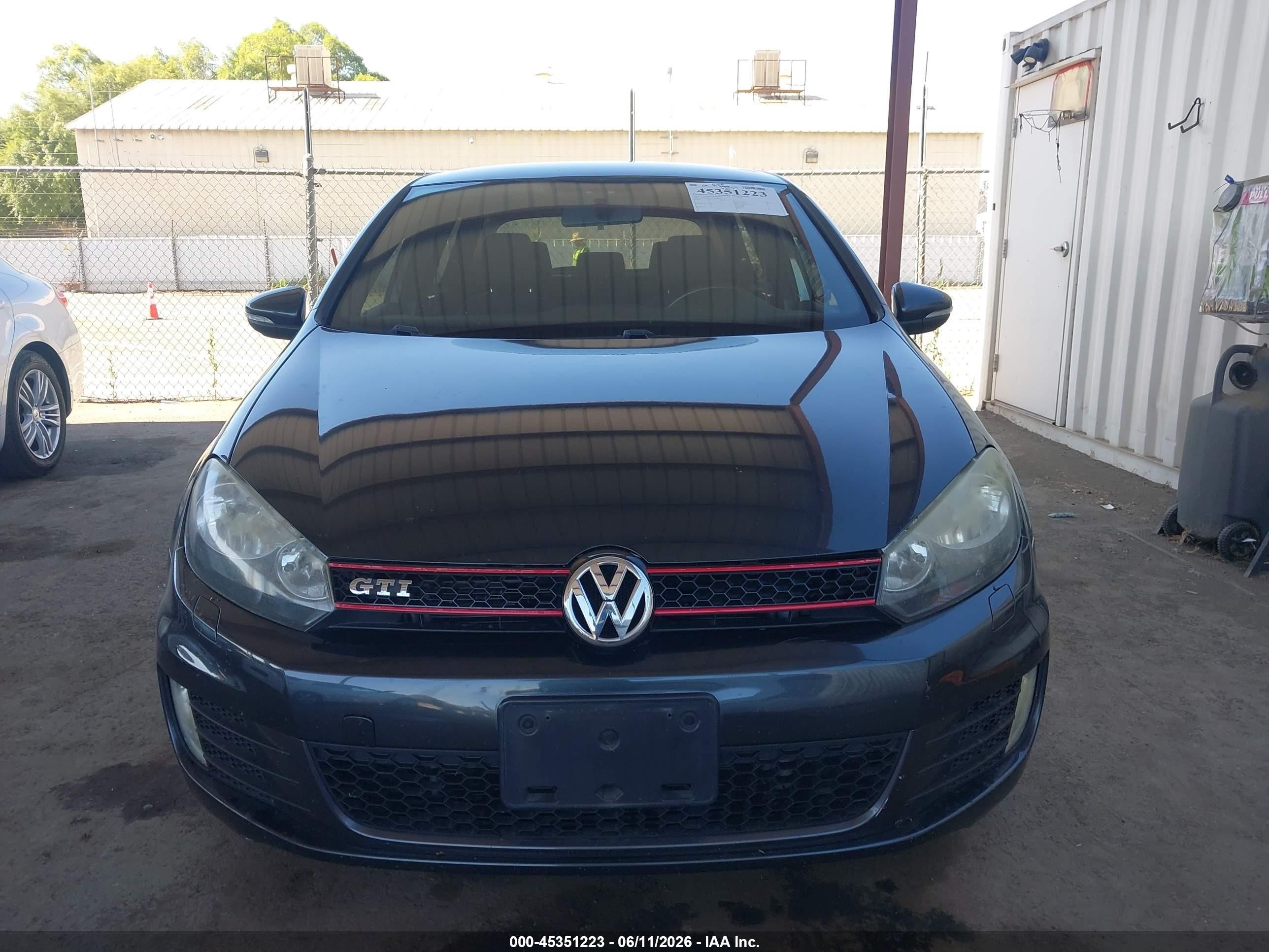 2012 Volkswagen Gti 4-door Gray vin: WVWGD7AJ3CW046054