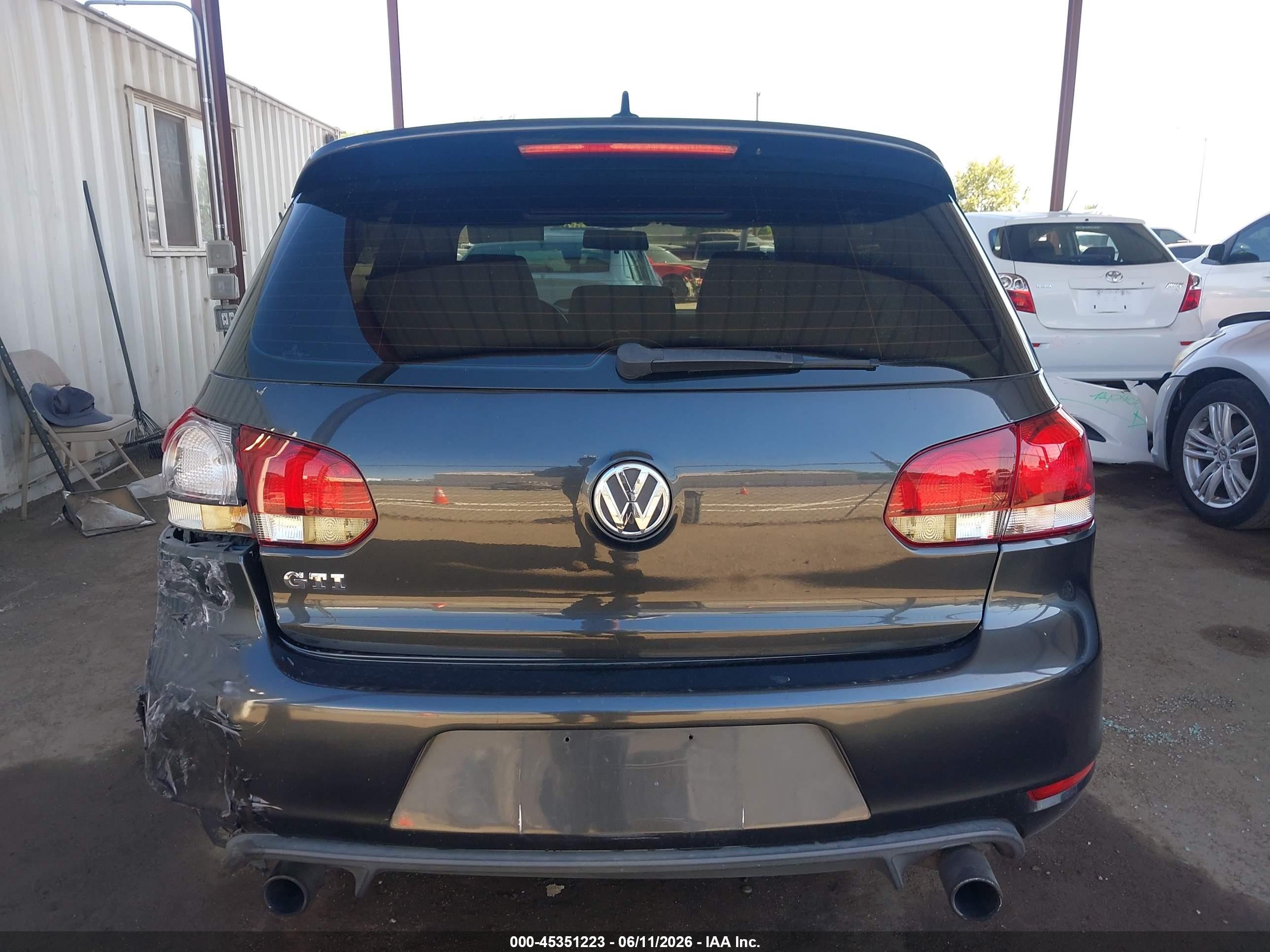 2012 Volkswagen Gti 4-door Gray vin: WVWGD7AJ3CW046054
