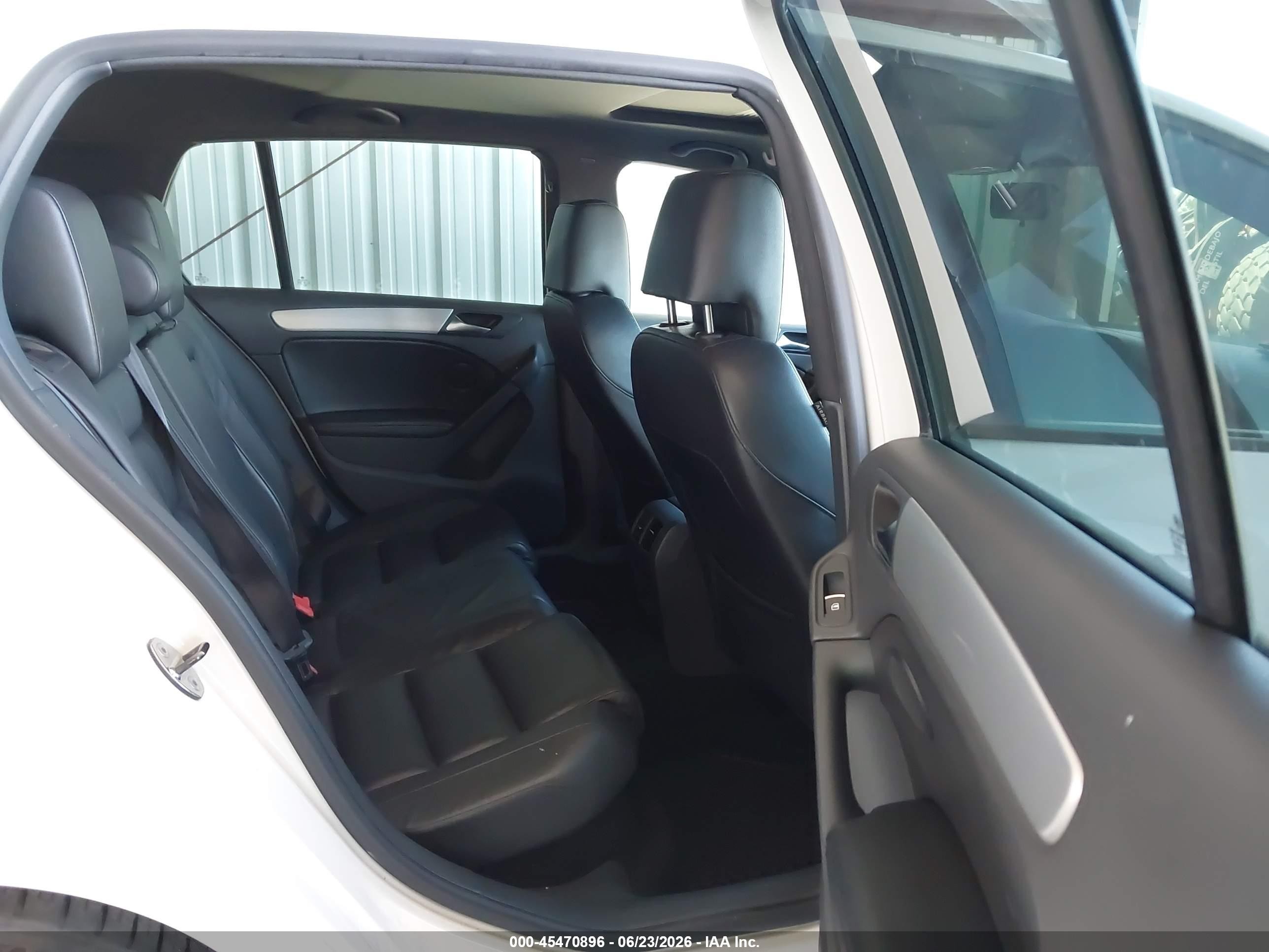 2012 Volkswagen Gti 4-door Autobahn White vin: WVWGD7AJ3CW234749