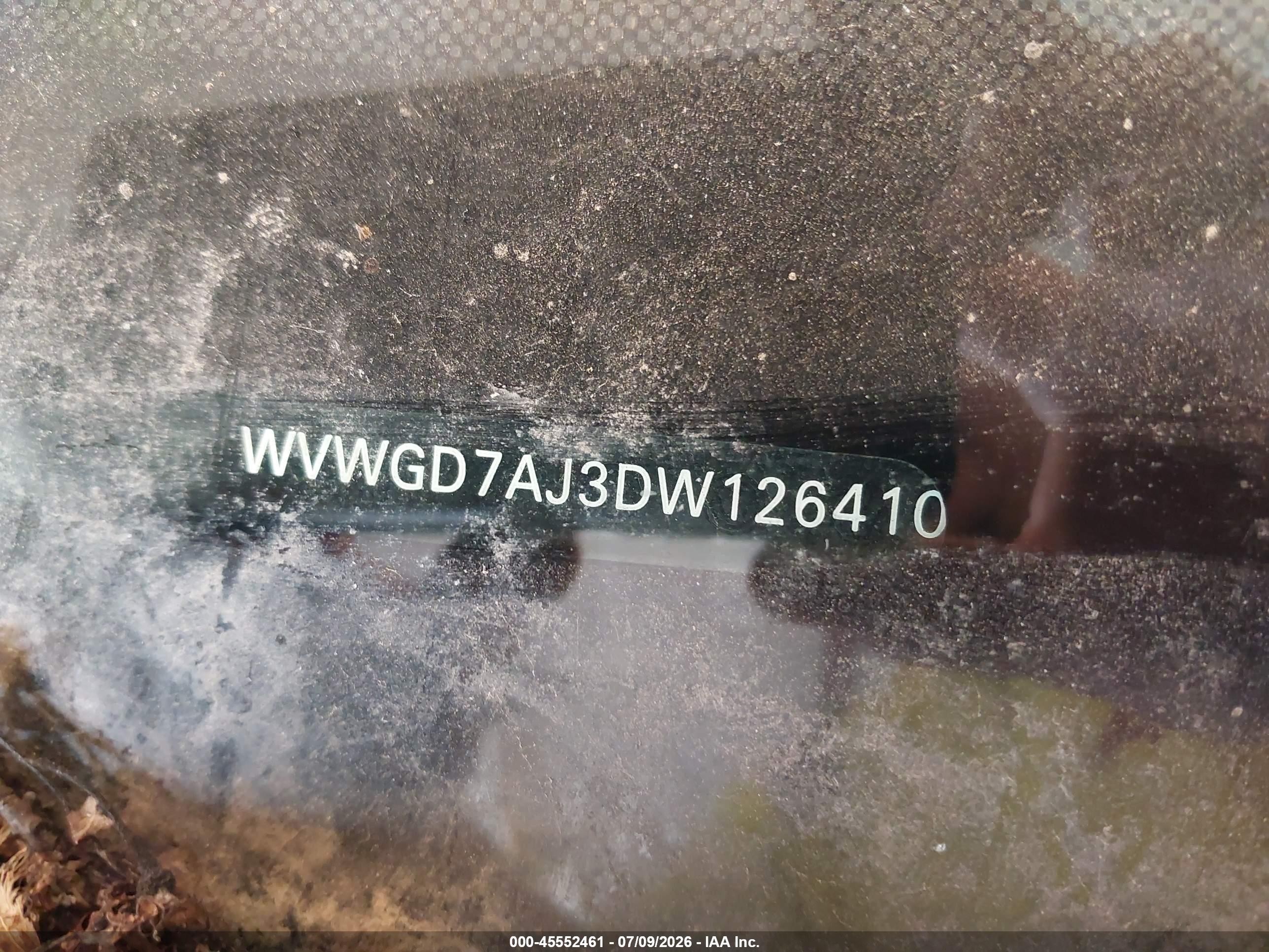 2013 Volkswagen Gti 4-door Black vin: WVWGD7AJ3DW126410