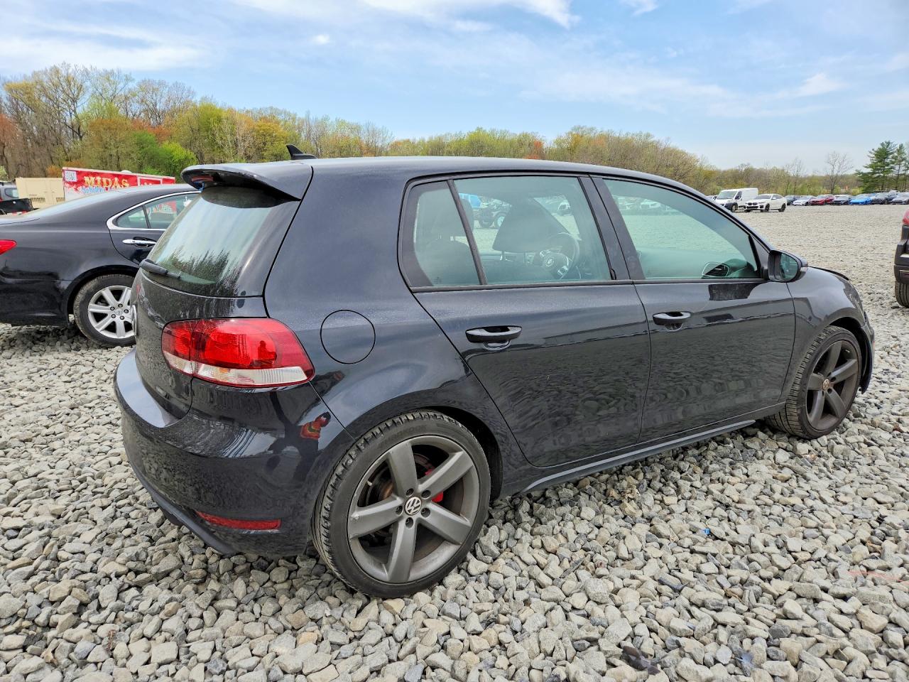2014 Volkswagen Gti Black vin: WVWGD7AJ3EW007404