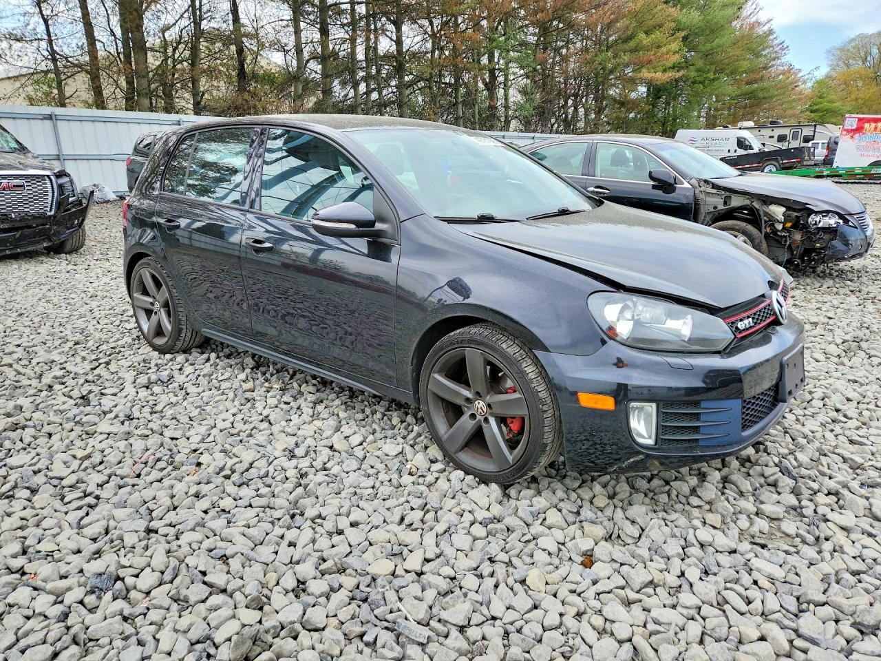 2014 Volkswagen Gti Black vin: WVWGD7AJ3EW007404