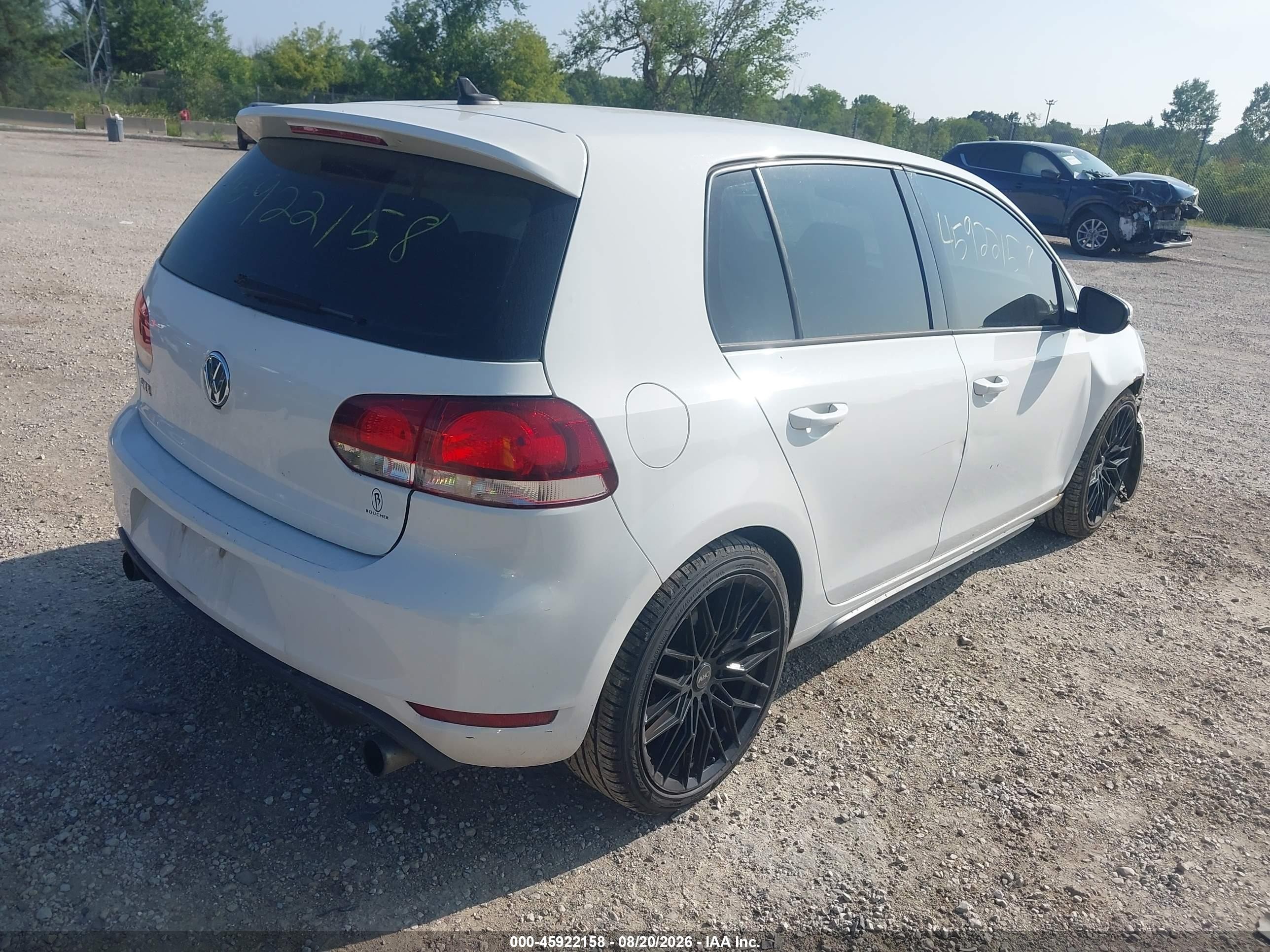 2014 Volkswagen Gti Wolfsburg Edition White vin: WVWGD7AJ3EW009928
