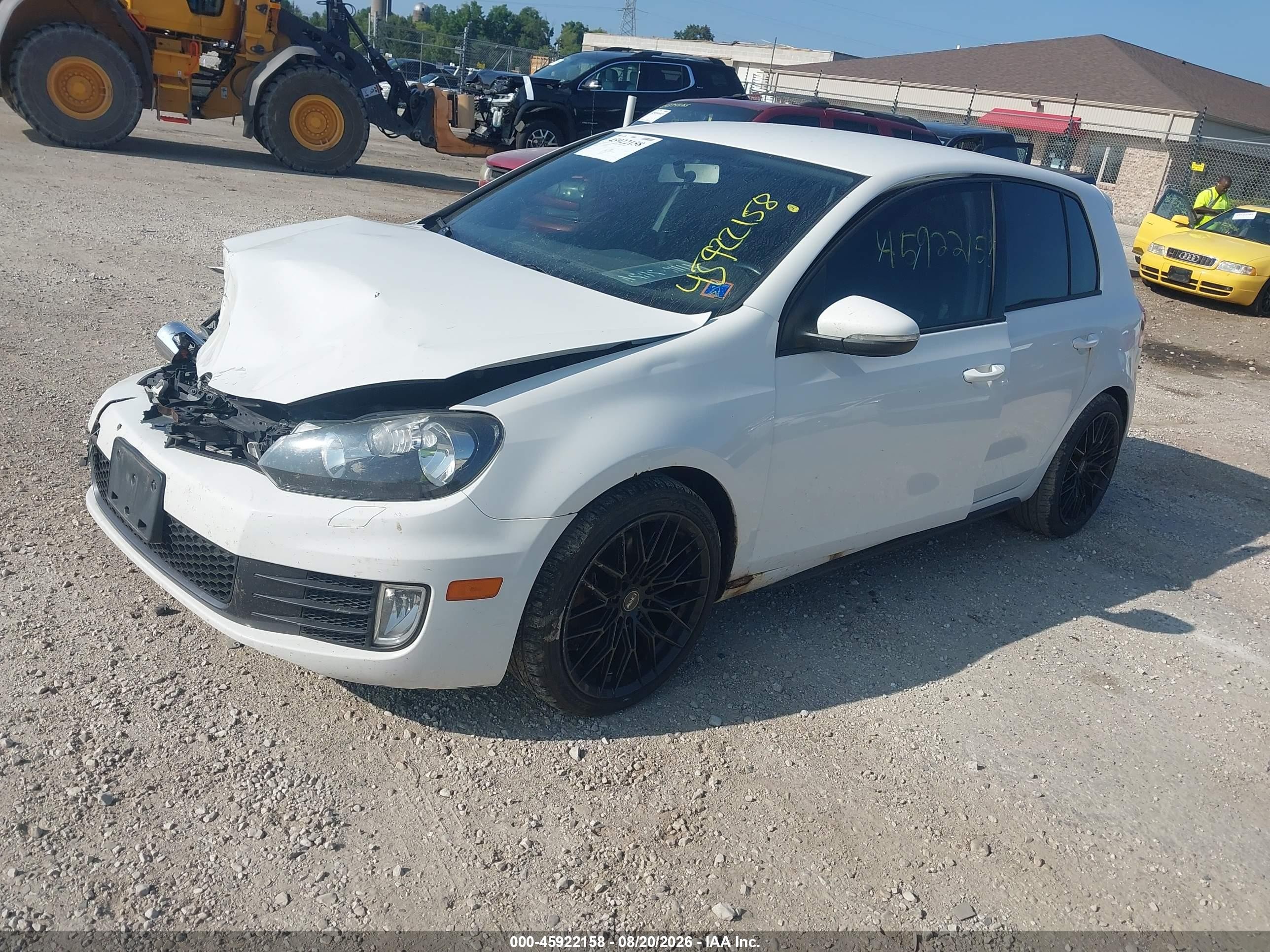 2014 Volkswagen Gti Wolfsburg Edition White vin: WVWGD7AJ3EW009928
