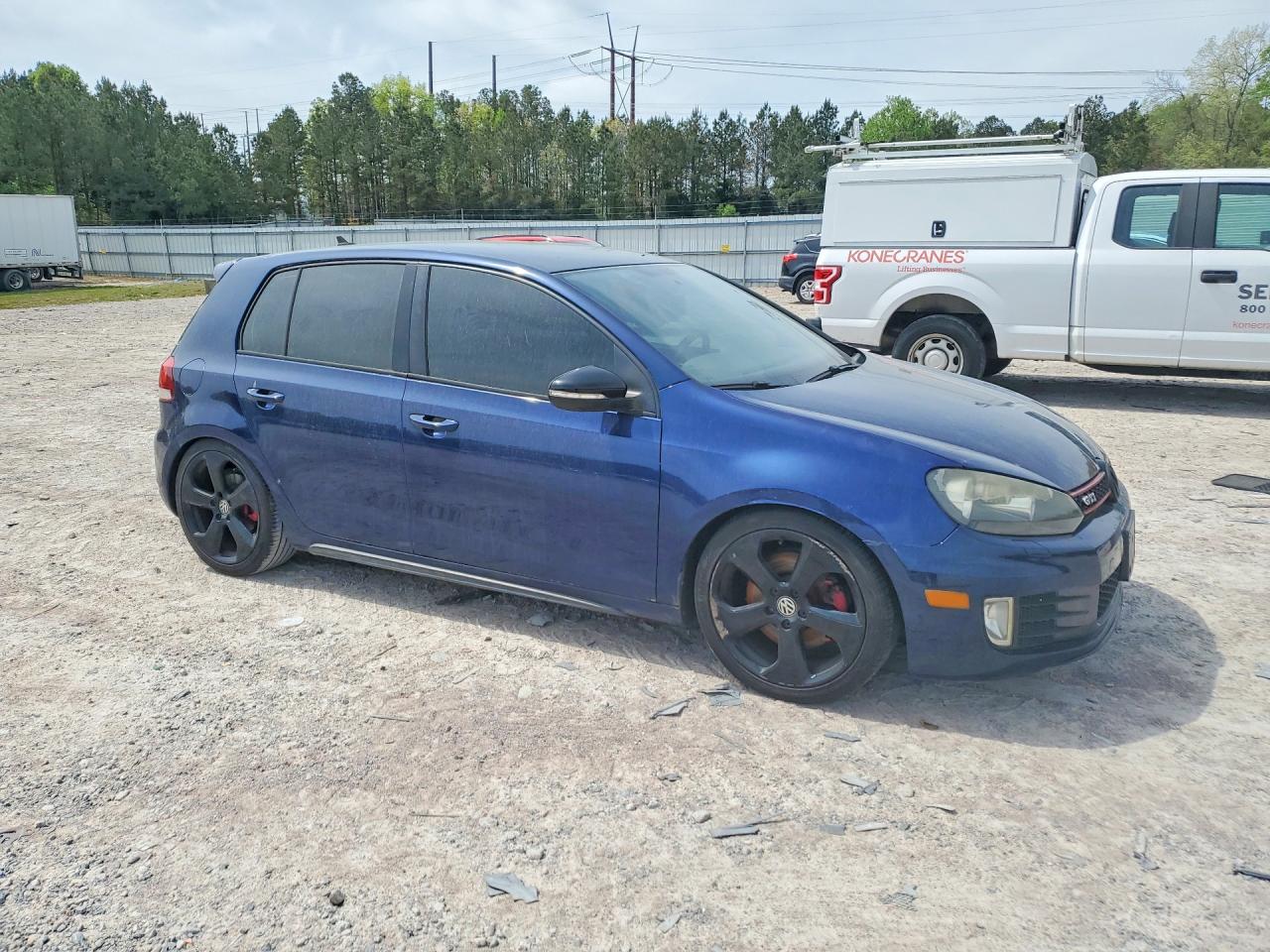 2011 Volkswagen Gti Синий vin: WVWGD7AJ4BW336026