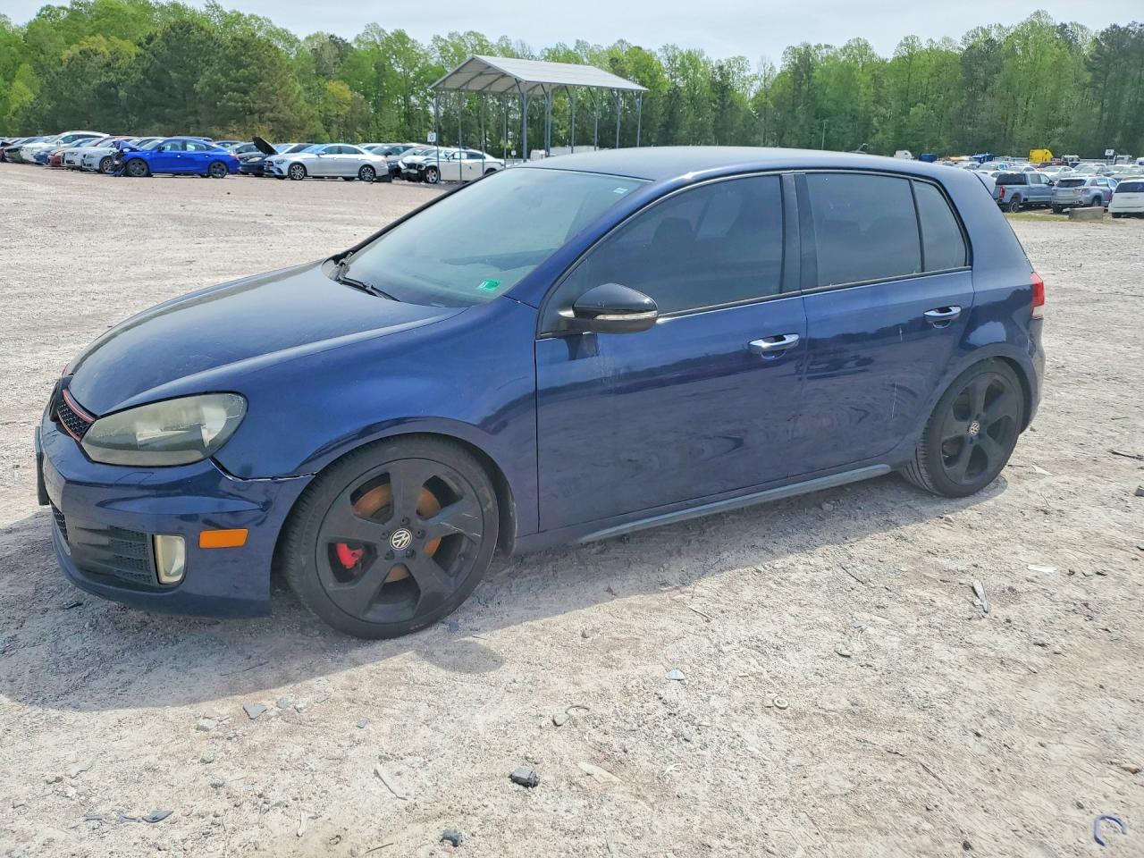 2011 Volkswagen Gti Синий vin: WVWGD7AJ4BW336026