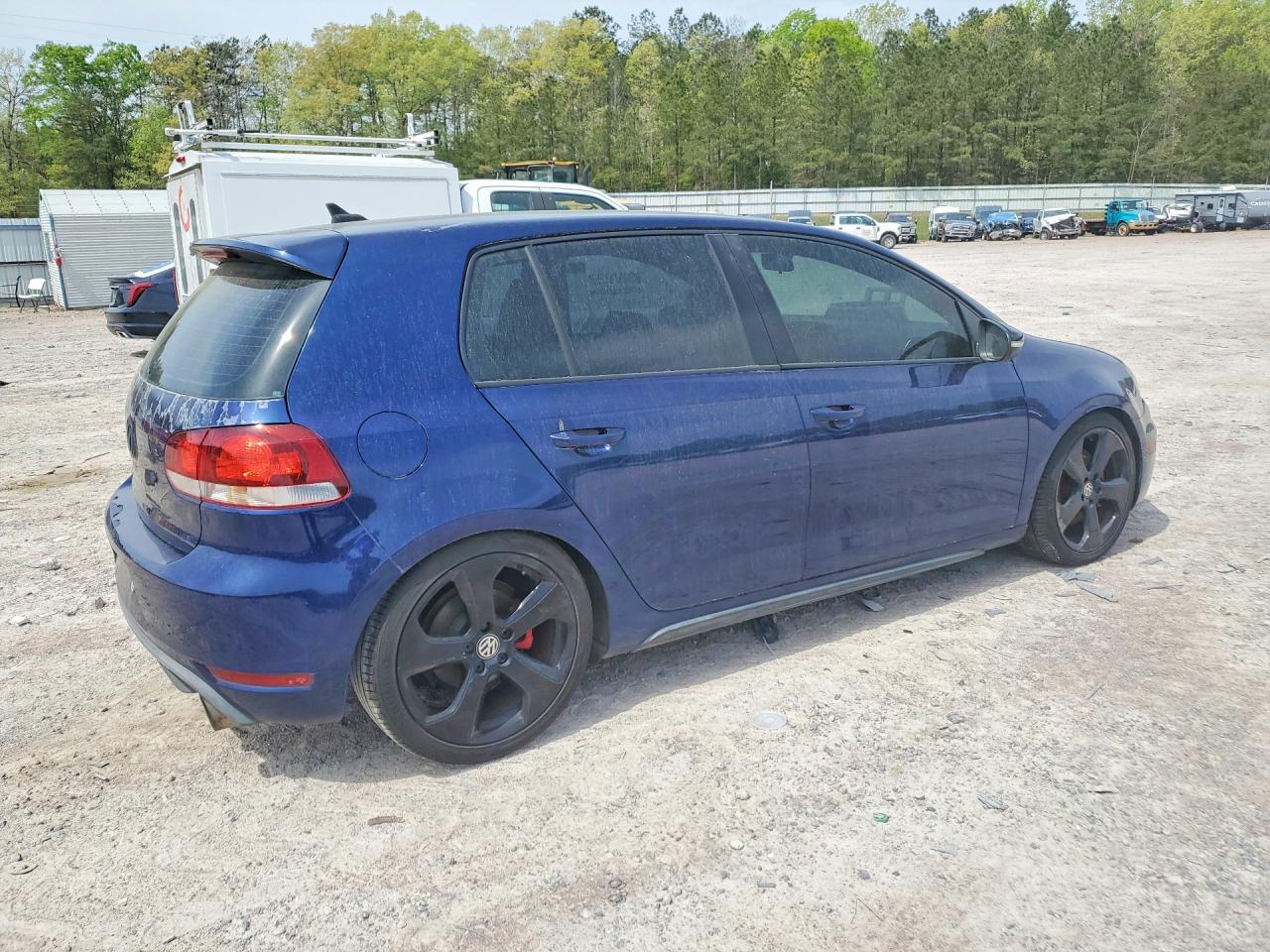 2011 Volkswagen Gti Синий vin: WVWGD7AJ4BW336026