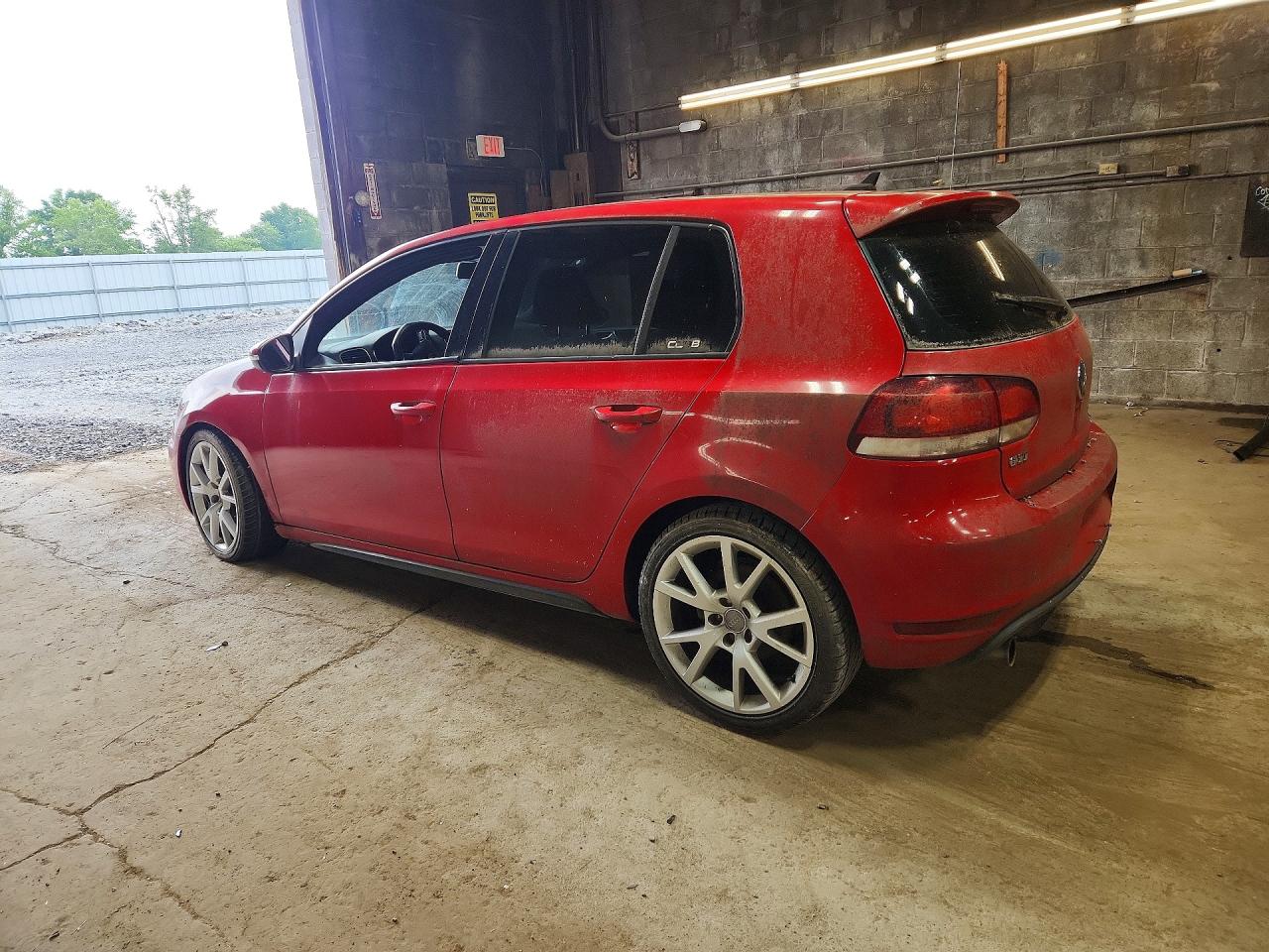 2012 Volkswagen Gti Red vin: WVWGD7AJ5CW241430