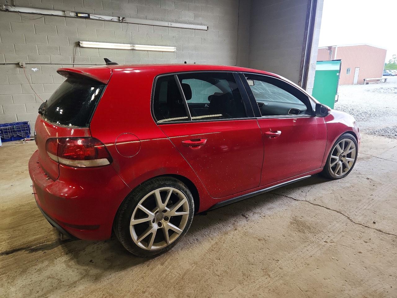 2012 Volkswagen Gti Red vin: WVWGD7AJ5CW241430