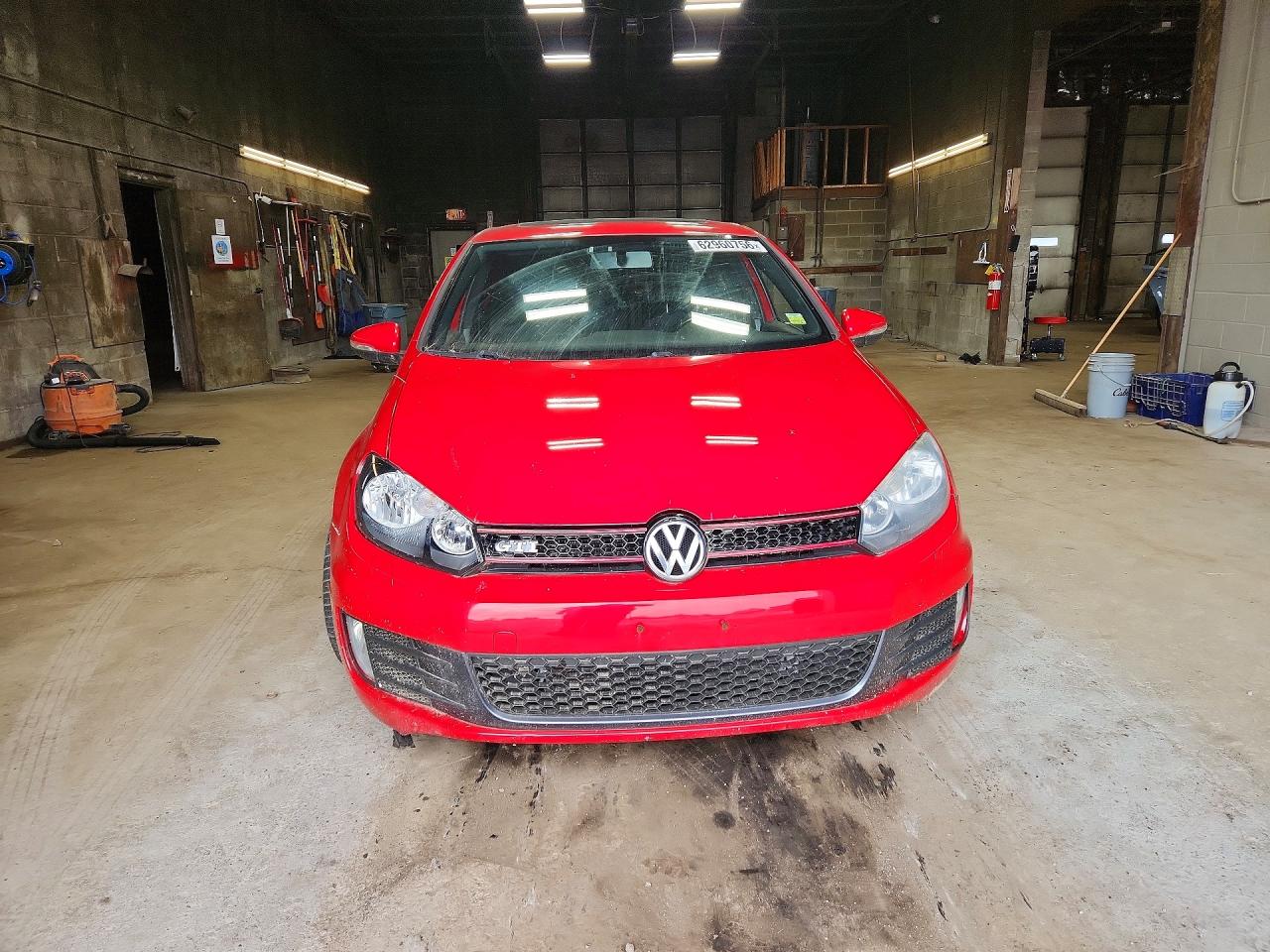 2012 Volkswagen Gti Red vin: WVWGD7AJ5CW241430