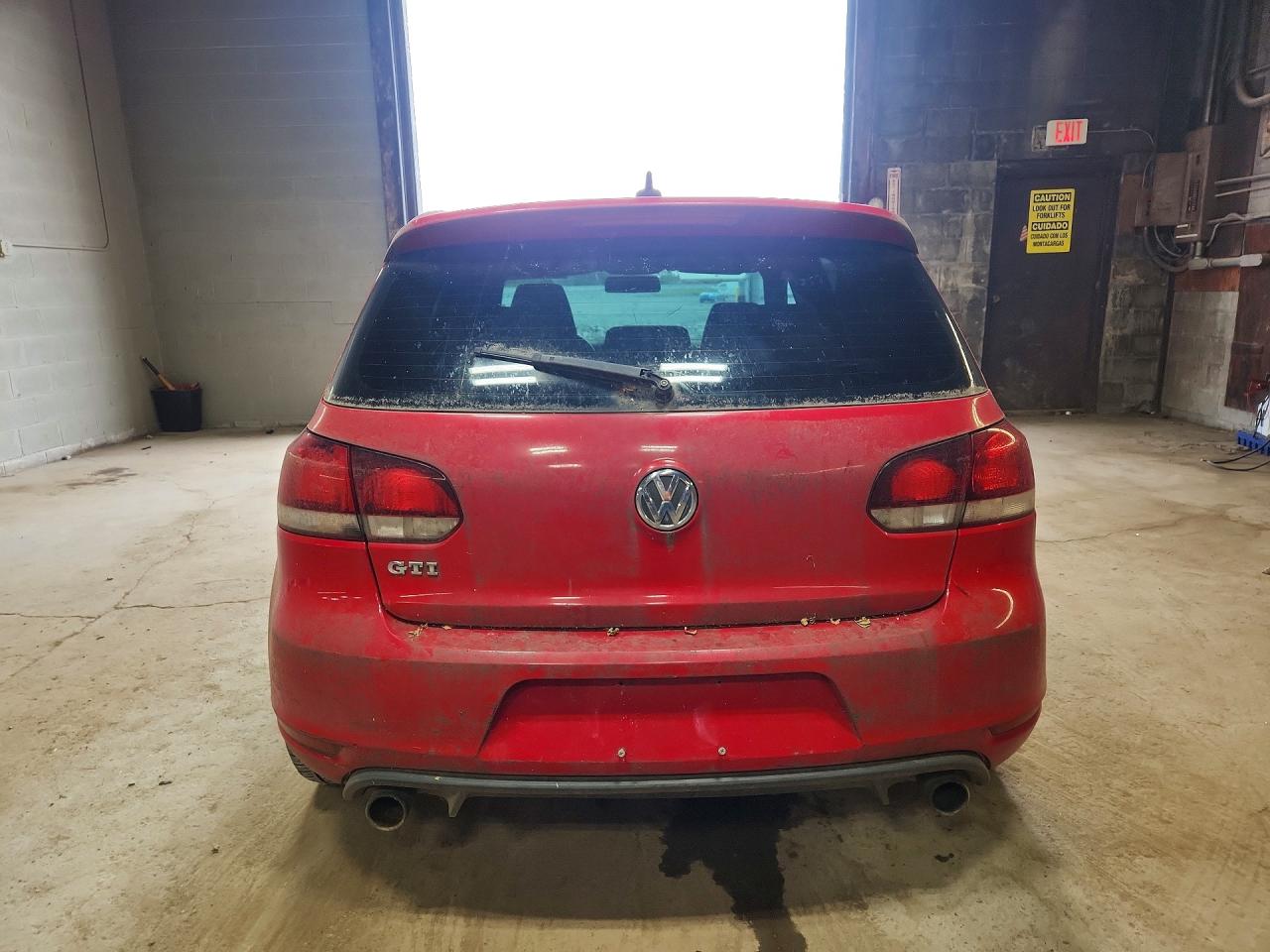 2012 Volkswagen Gti Red vin: WVWGD7AJ5CW241430