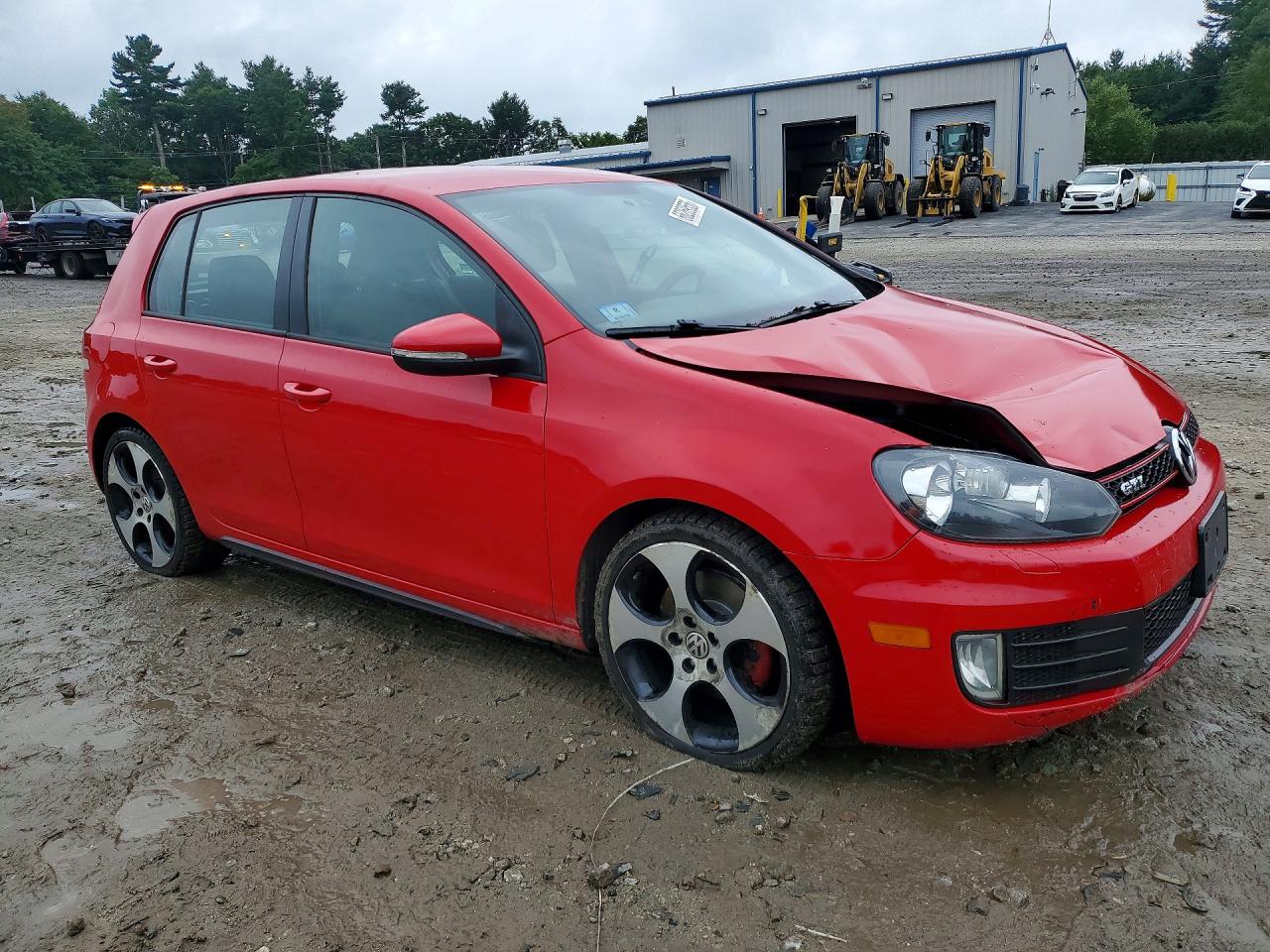 2013 Volkswagen Gti Red vin: WVWGD7AJ5DW123511