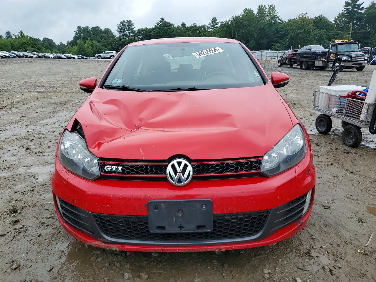 2013 Volkswagen Gti Red vin: WVWGD7AJ5DW123511