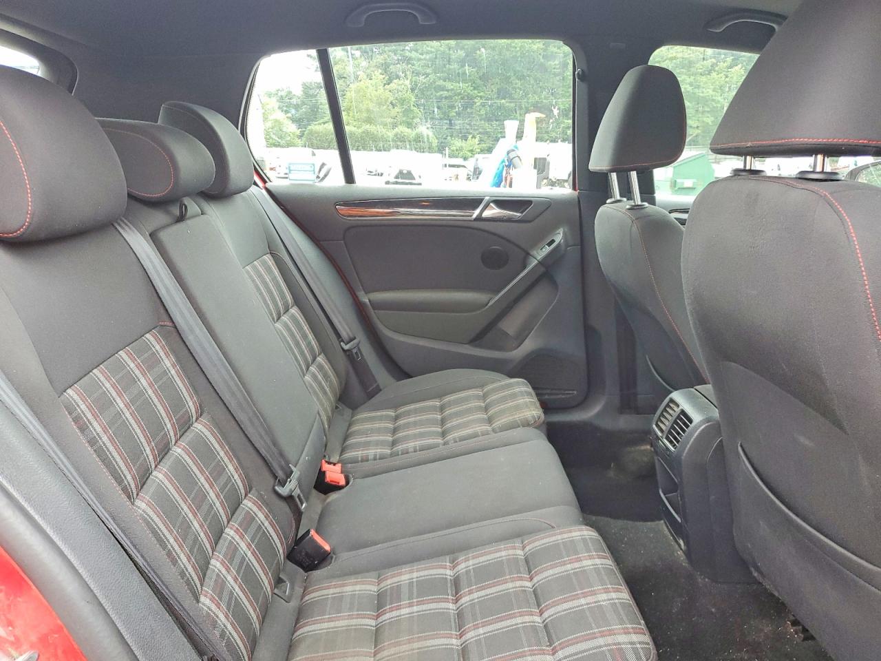 2013 Volkswagen Gti Red vin: WVWGD7AJ5DW123511