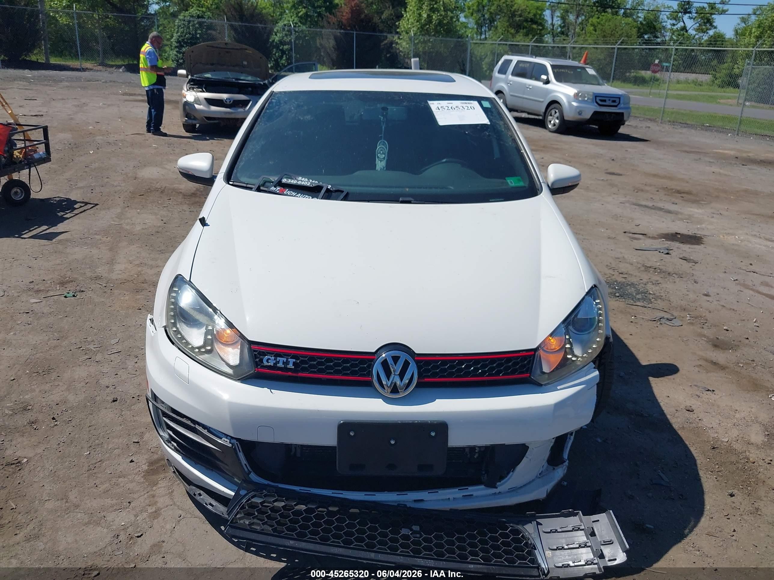 2013 Volkswagen Gti Drivers Edition Белый vin: WVWGD7AJ5DW137215