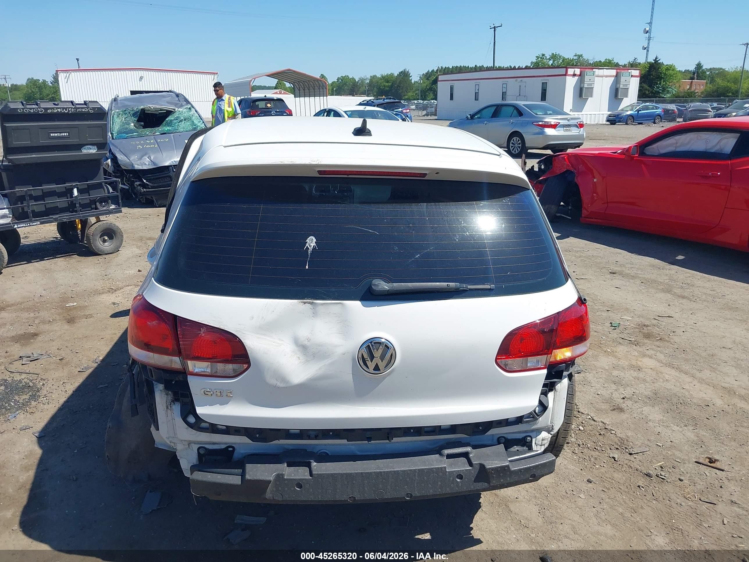 2013 Volkswagen Gti Drivers Edition Белый vin: WVWGD7AJ5DW137215