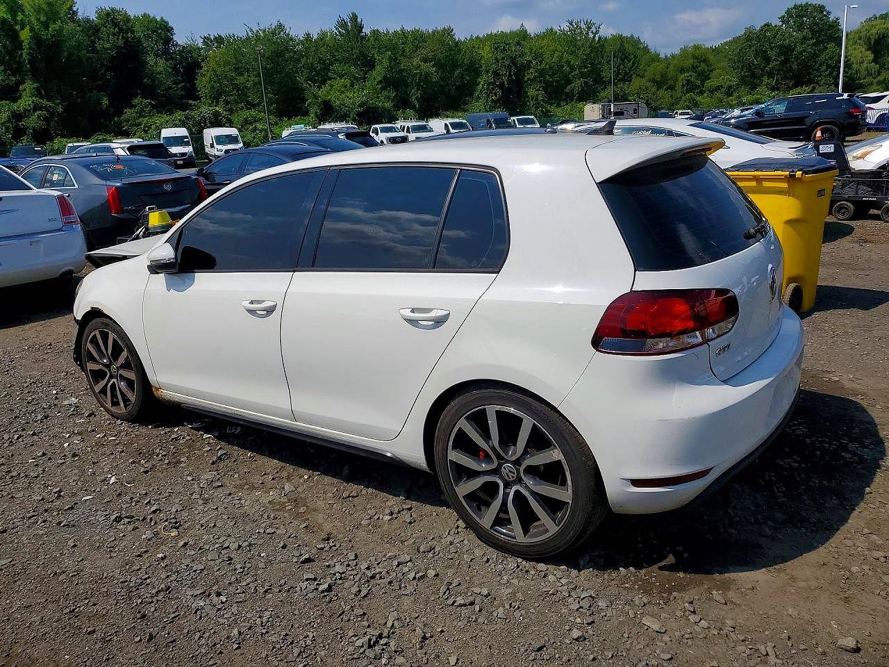 2014 Volkswagen Gti Base White vin: WVWGD7AJ5EW004195
