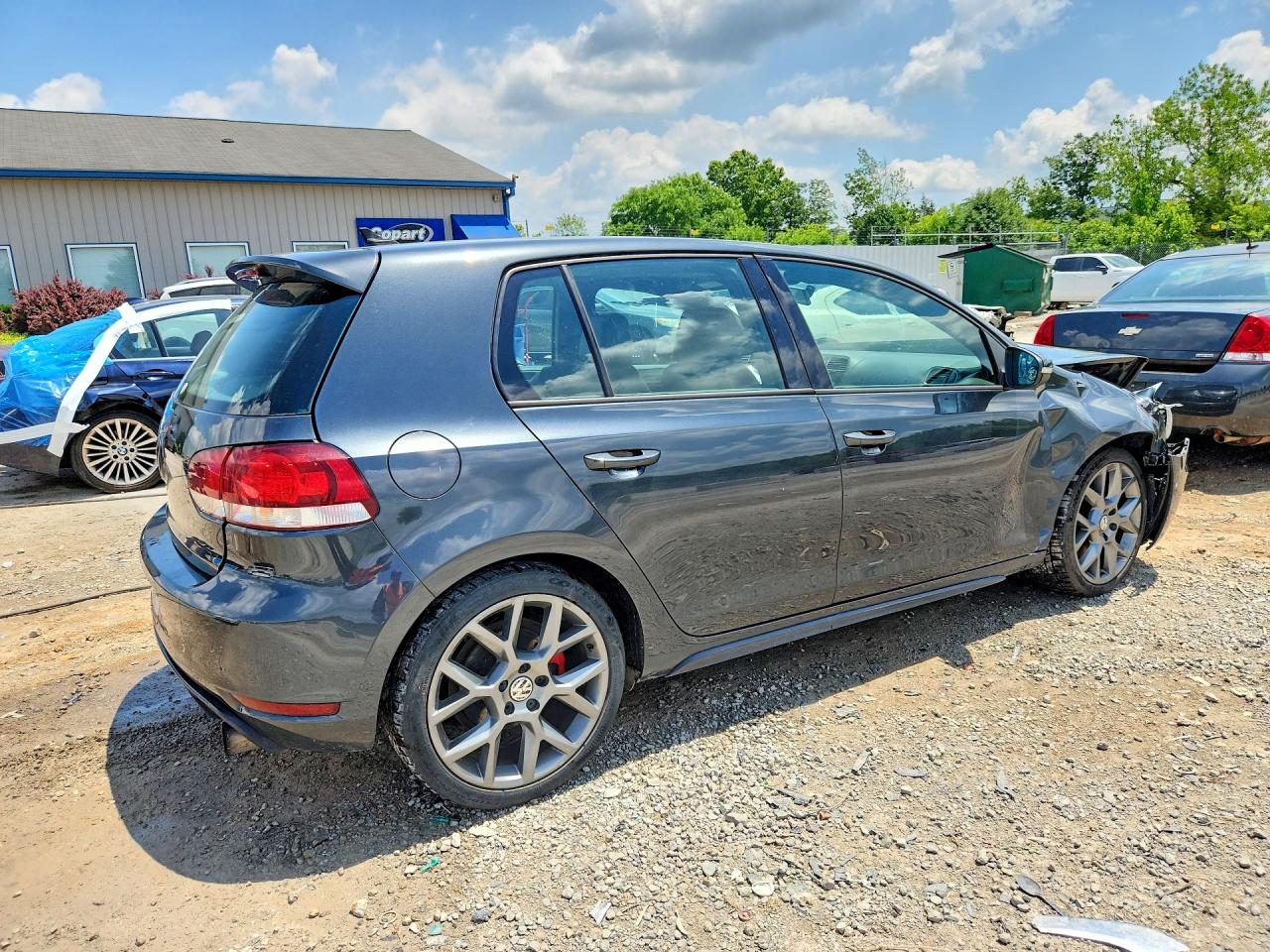 2014 Volkswagen Gti Gray vin: WVWGD7AJ5EW006528