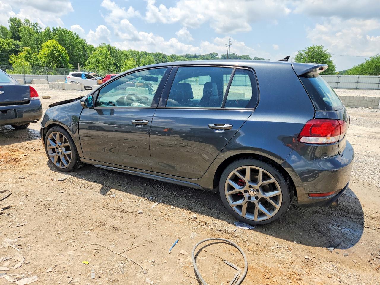 2014 Volkswagen Gti Gray vin: WVWGD7AJ5EW006528