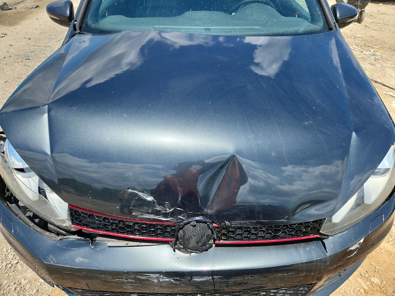 2014 Volkswagen Gti Gray vin: WVWGD7AJ5EW006528