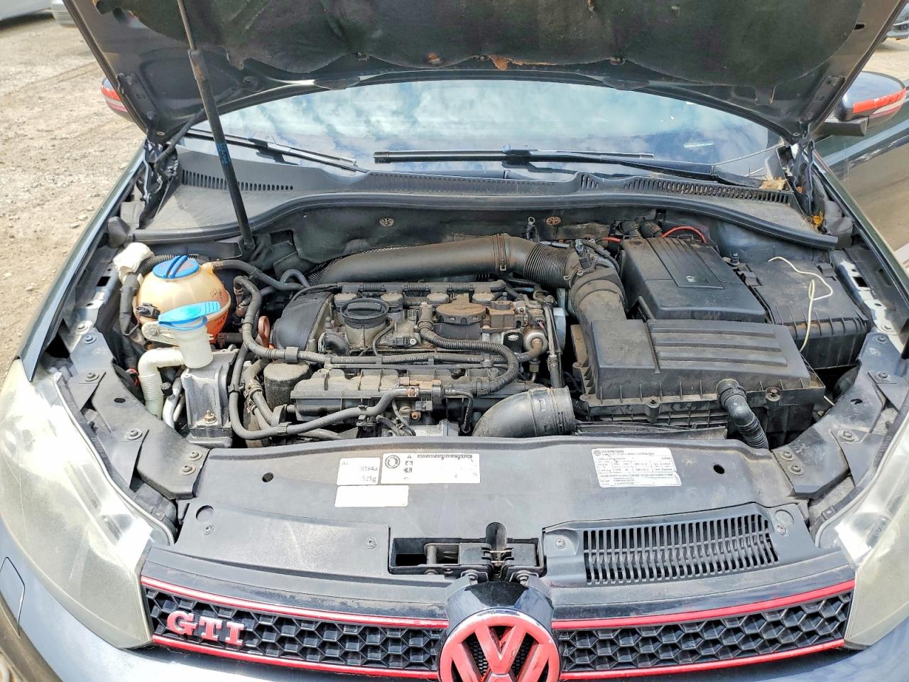2012 Volkswagen Gti Black vin: WVWGD7AJ6CW079288