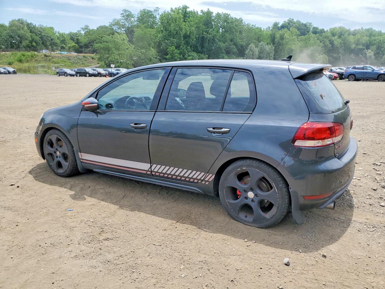 2012 Volkswagen Gti Black vin: WVWGD7AJ6CW079288