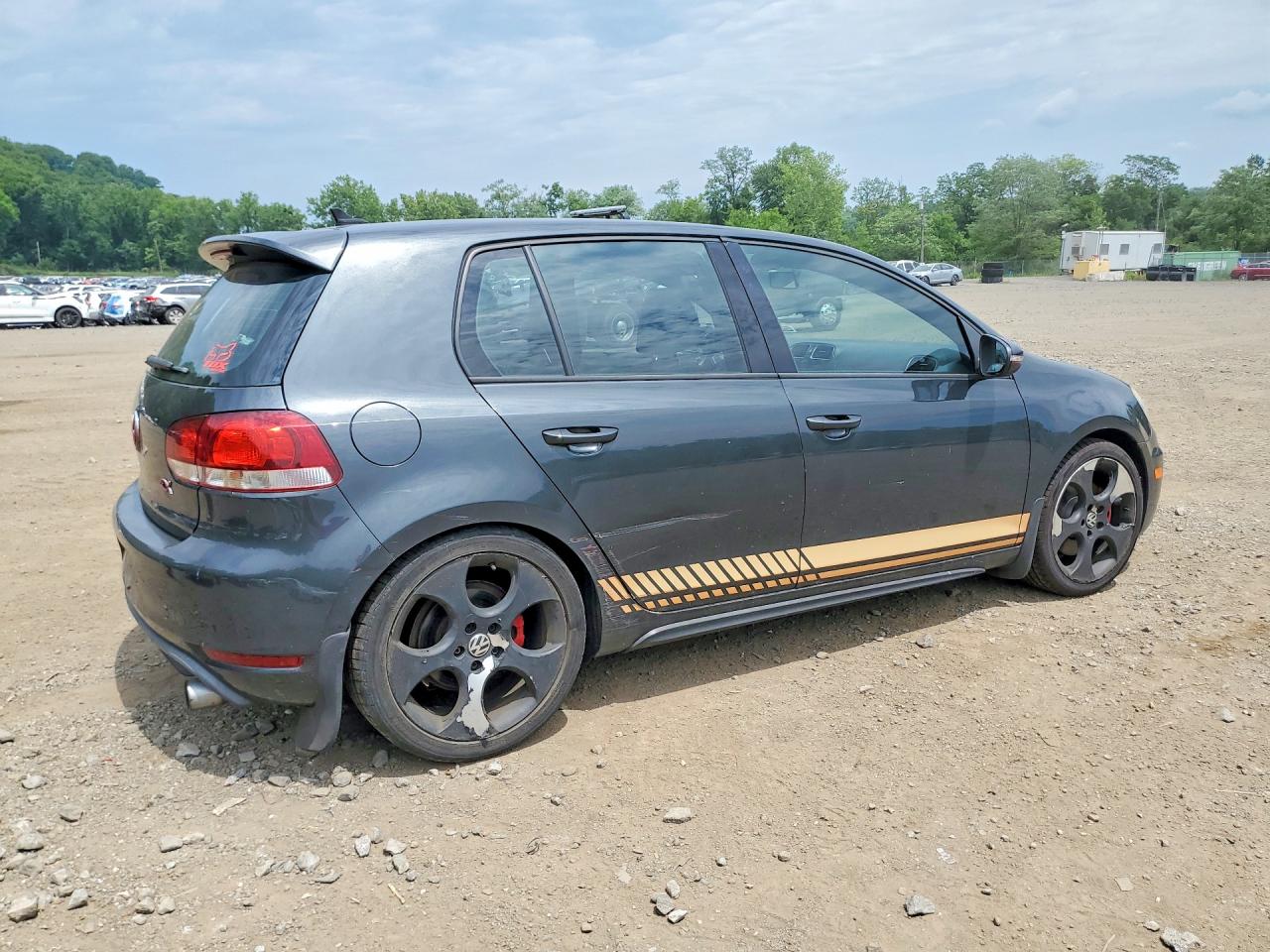 2012 Volkswagen Gti Black vin: WVWGD7AJ6CW079288