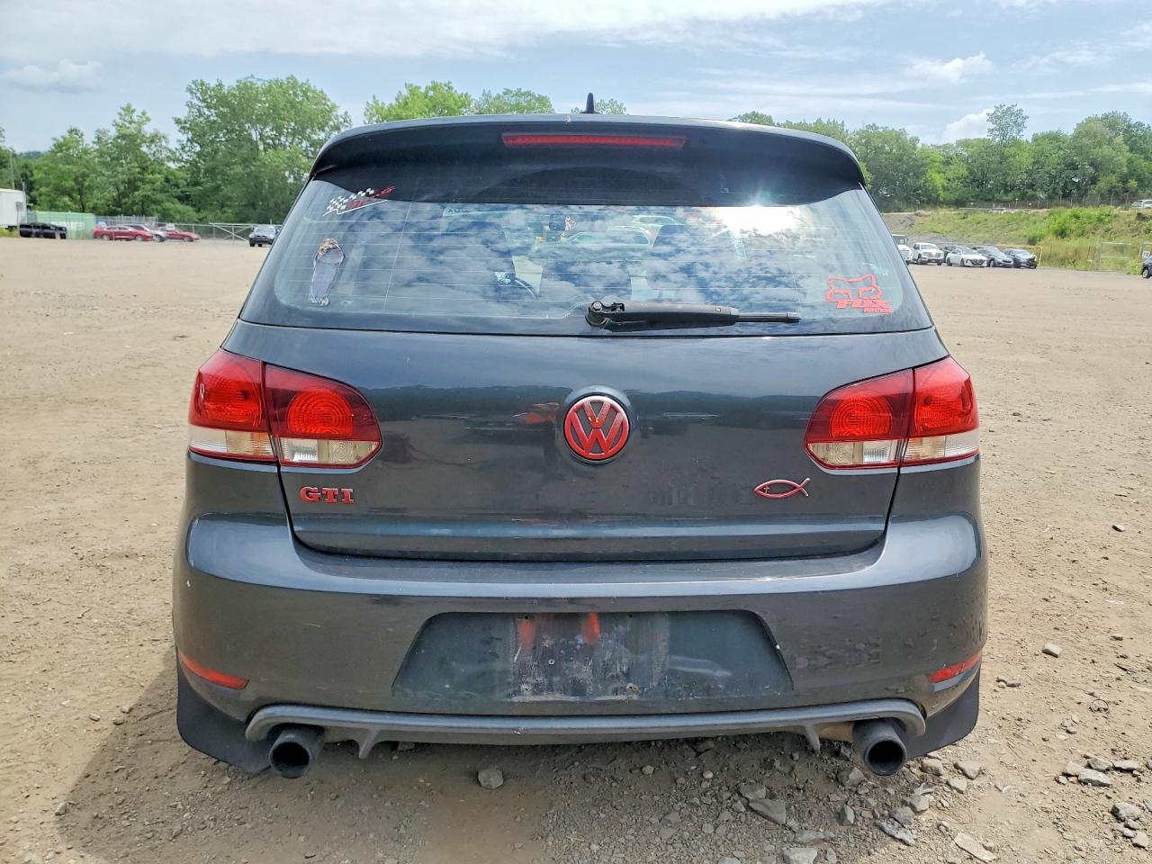 2012 Volkswagen Gti Black vin: WVWGD7AJ6CW079288